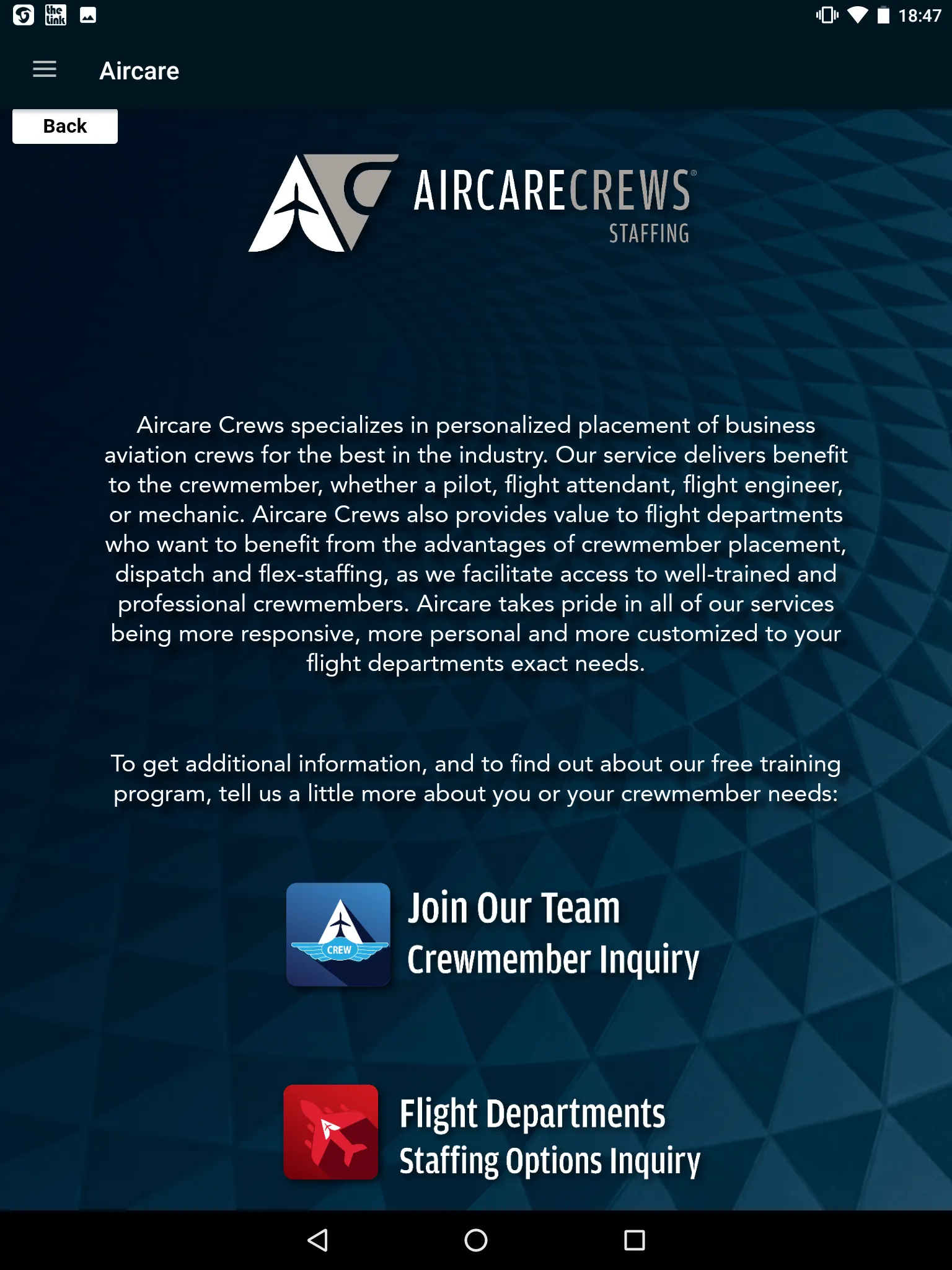 Aircare International | Indus Appstore | Screenshot