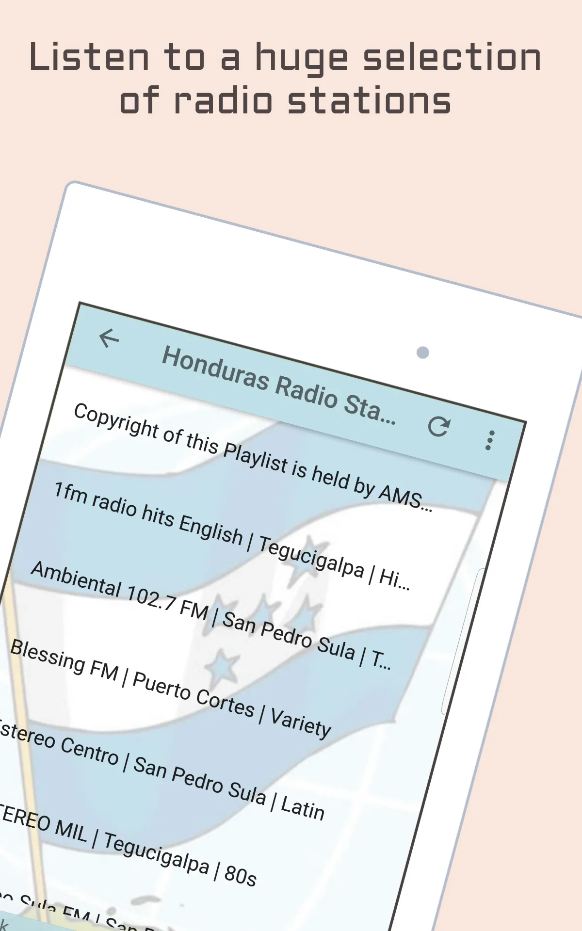 Honduras Radio Stations | Indus Appstore | Screenshot