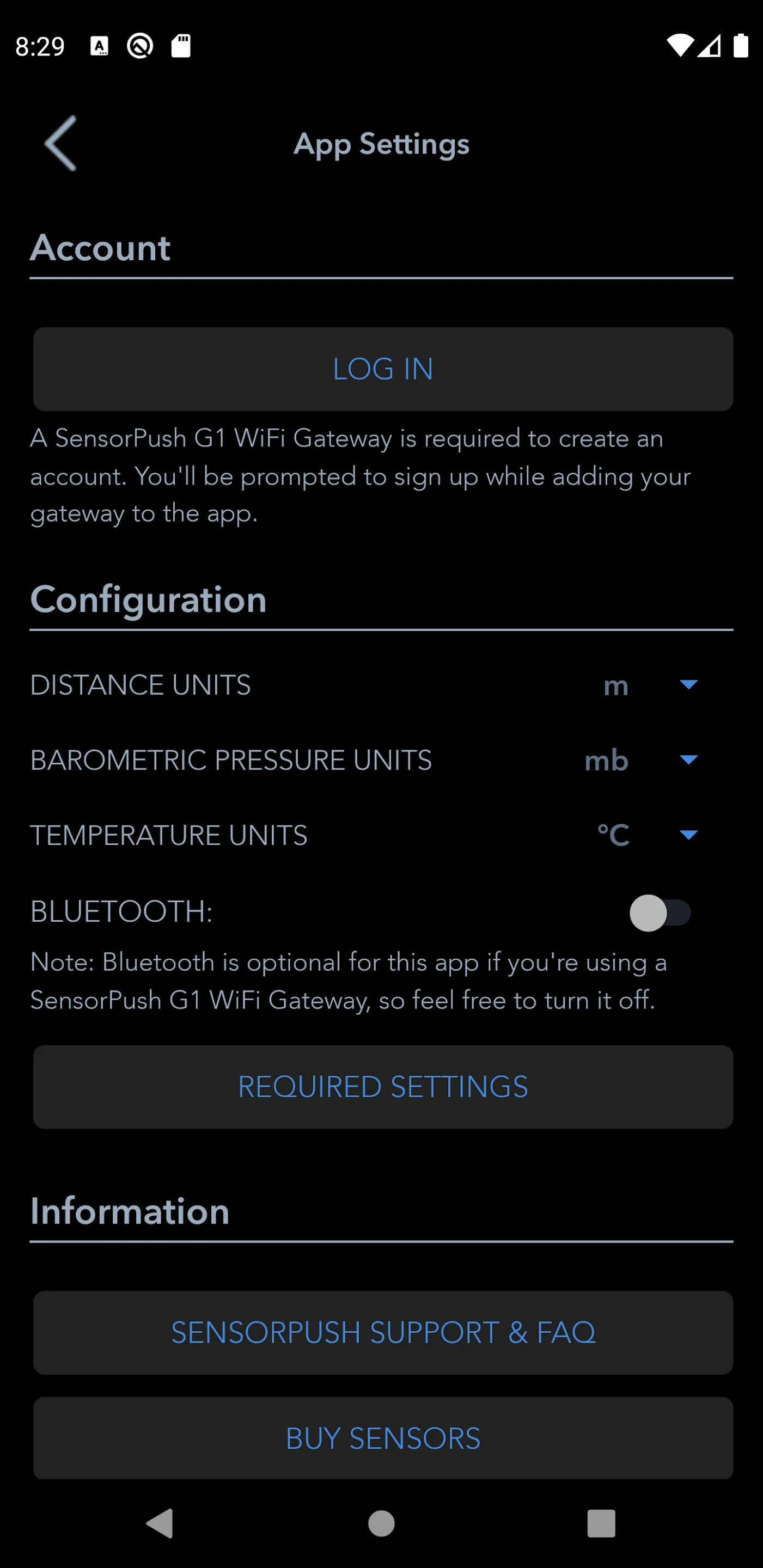 SensorPush | Indus Appstore | Screenshot