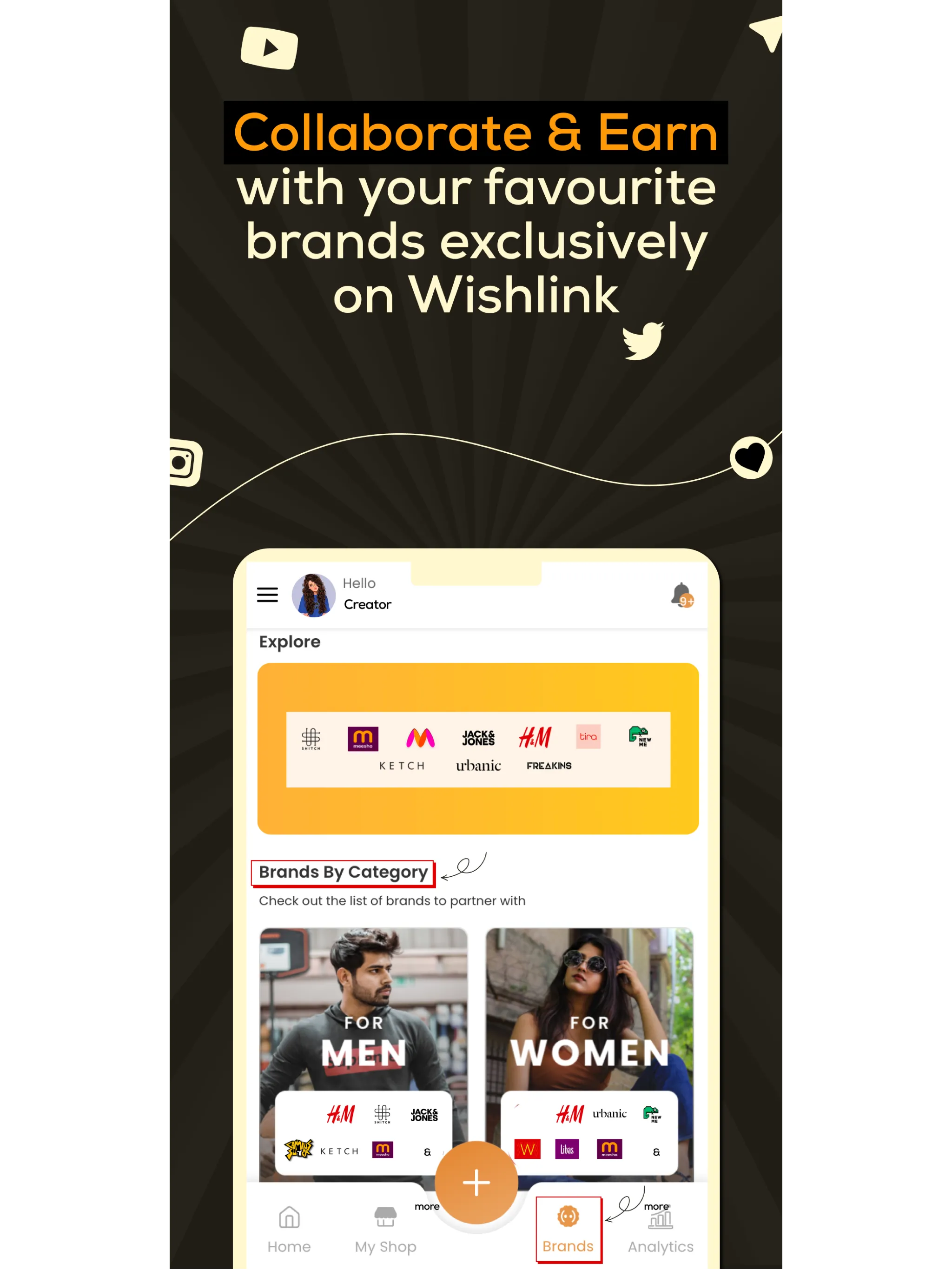 Wishlink Creator | Indus Appstore | Screenshot