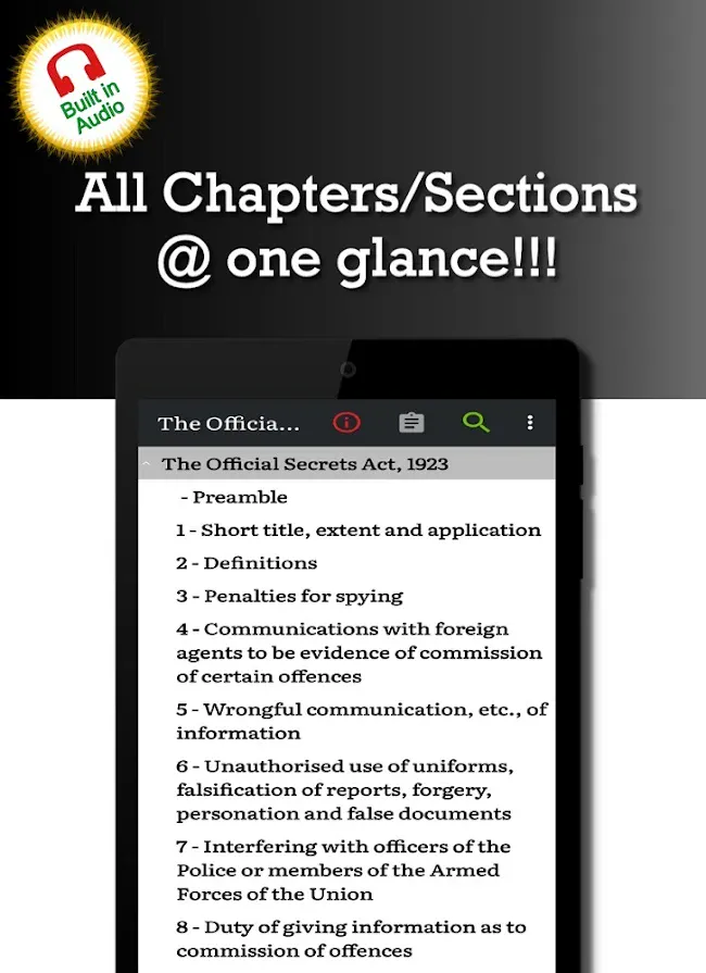 Official Secrets Act 1923 (OSA) | Indus Appstore | Screenshot