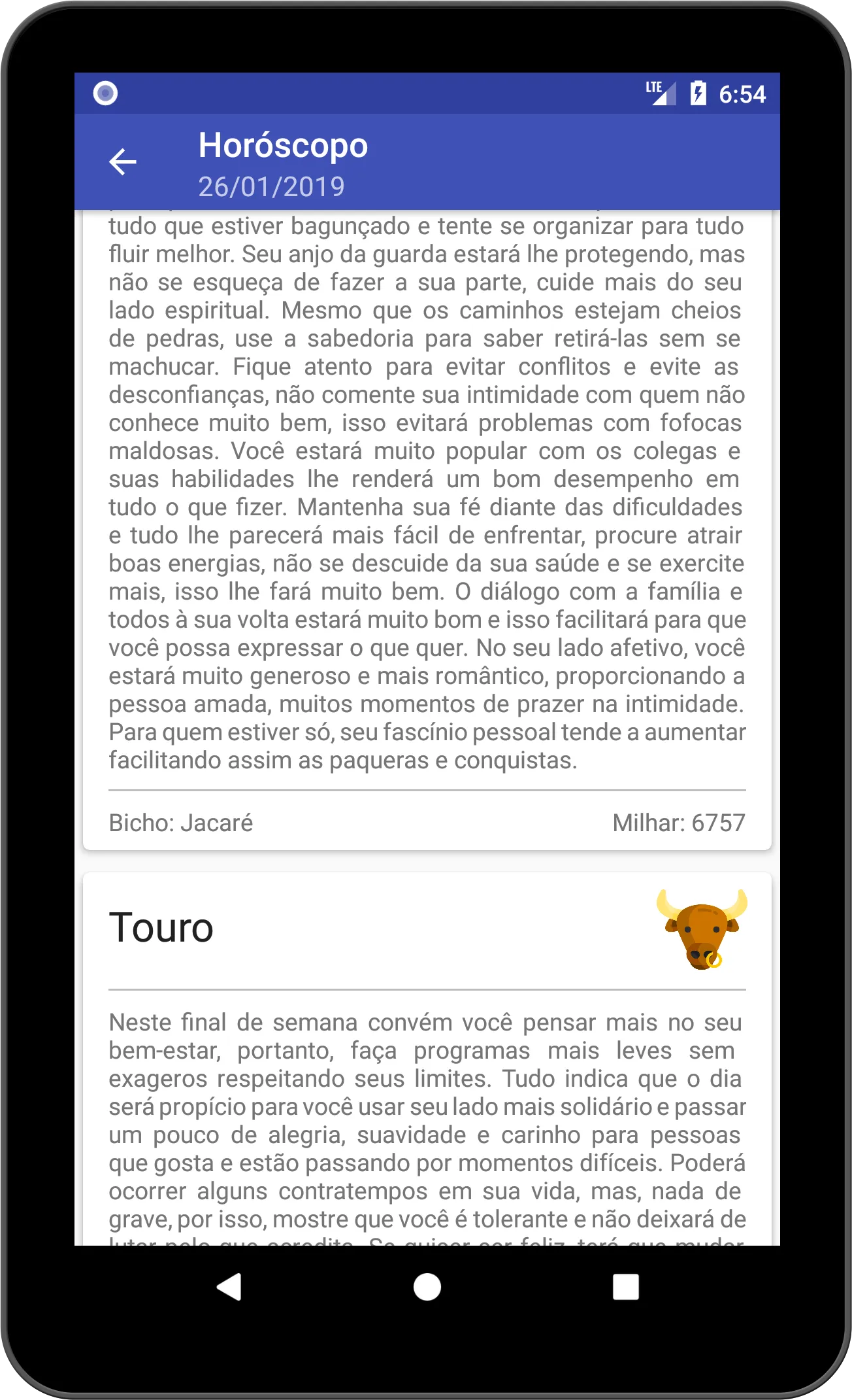 Bicho Certo - Resultados | Indus Appstore | Screenshot