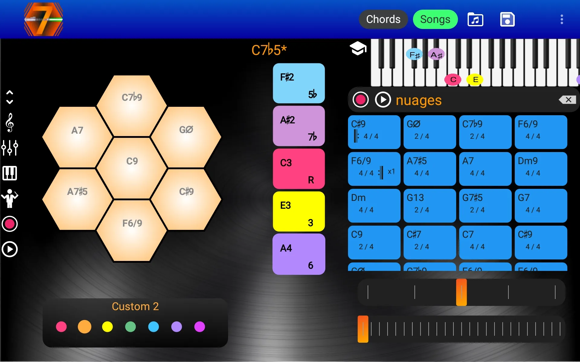 7 Pad : Scales and chords | Indus Appstore | Screenshot