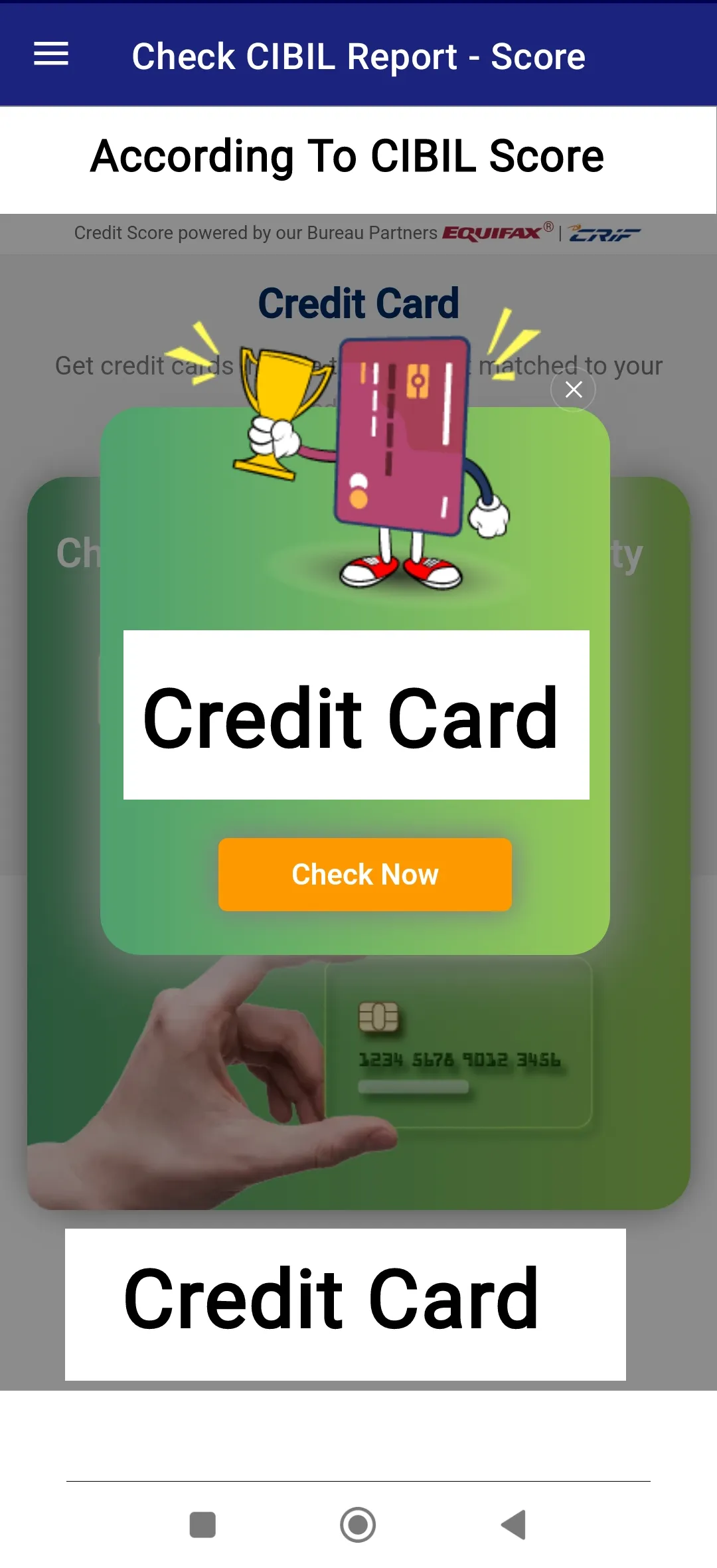 Check CIBIL Report - Score | Indus Appstore | Screenshot