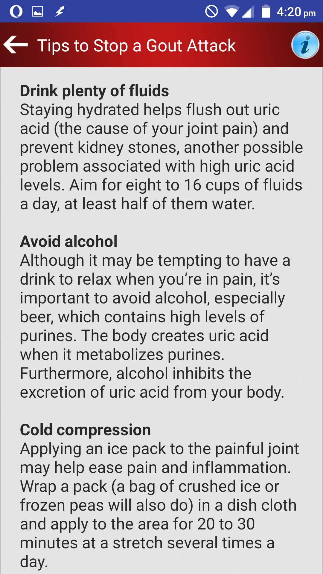 Arthritis Gout Uric Acid Diet | Indus Appstore | Screenshot