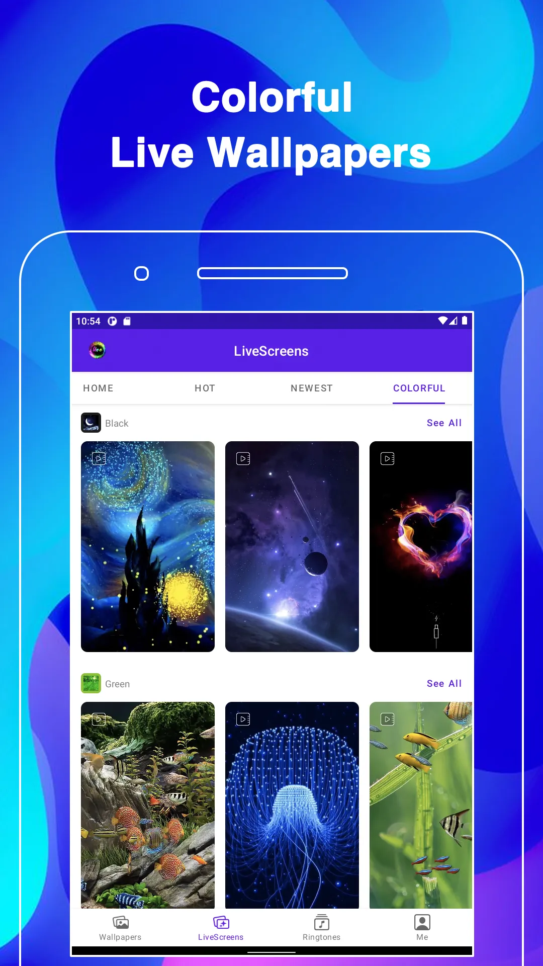 Live Wallpapers HD & Ringtones | Indus Appstore | Screenshot