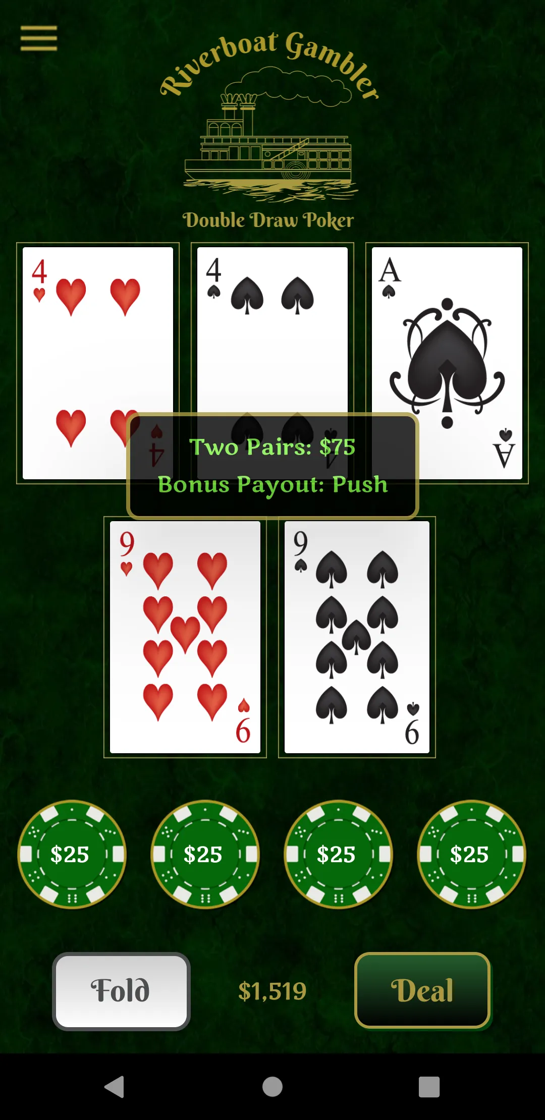 Riverboat Gambler | Indus Appstore | Screenshot