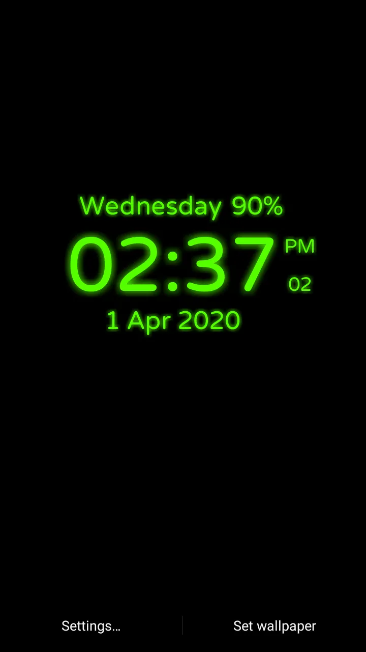 Digital Clock | Indus Appstore | Screenshot