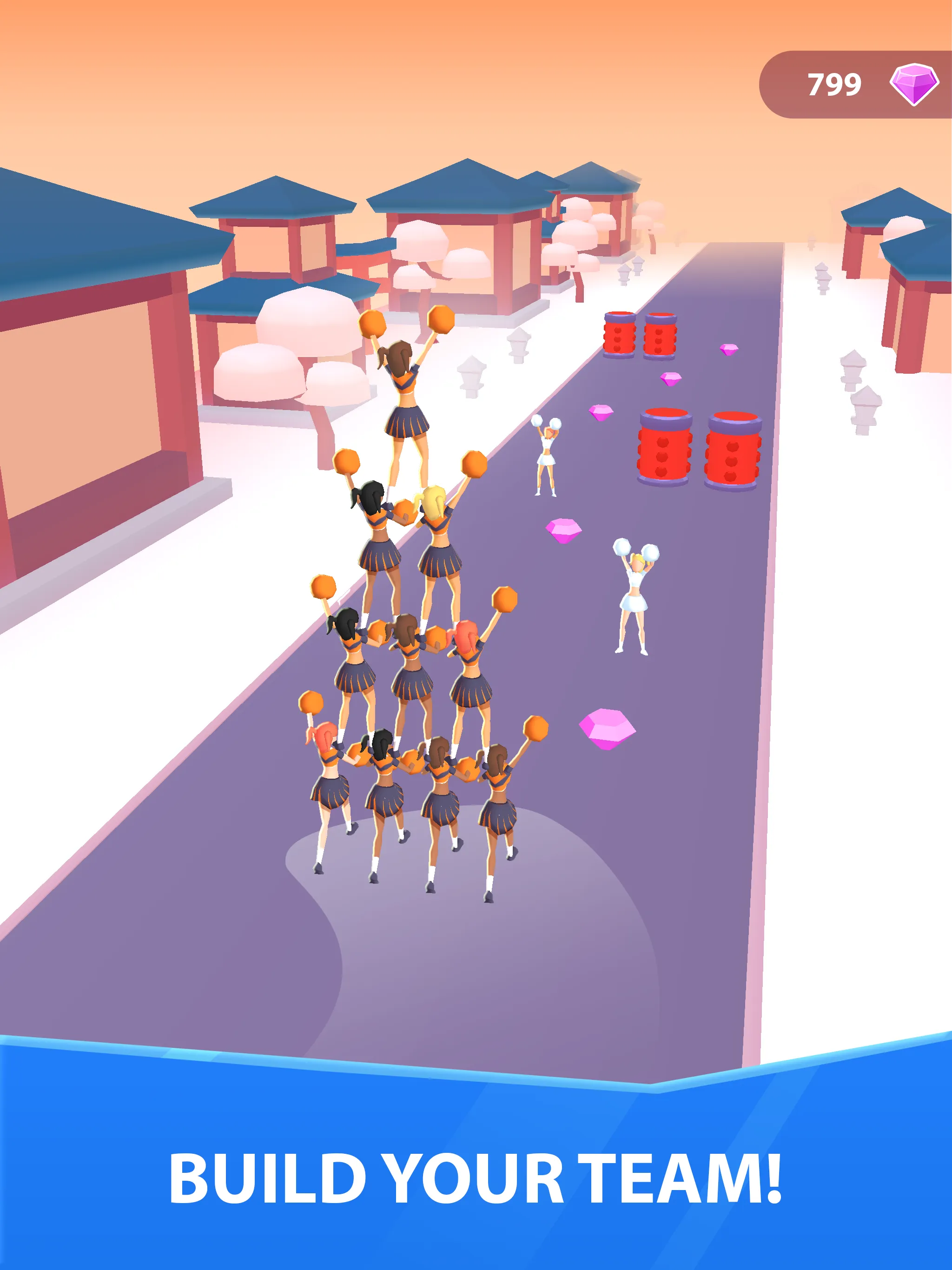 Cheerleader Run 3D | Indus Appstore | Screenshot