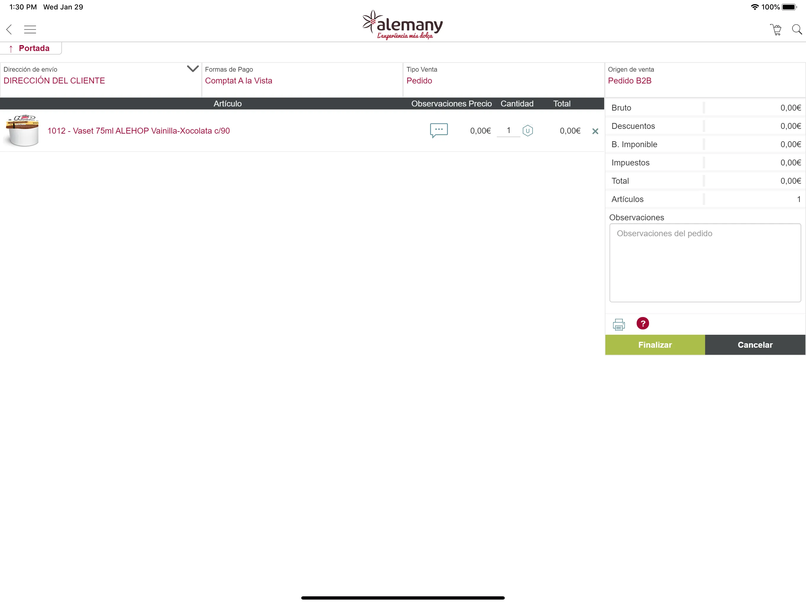 Alemany, Experiencia B2B | Indus Appstore | Screenshot