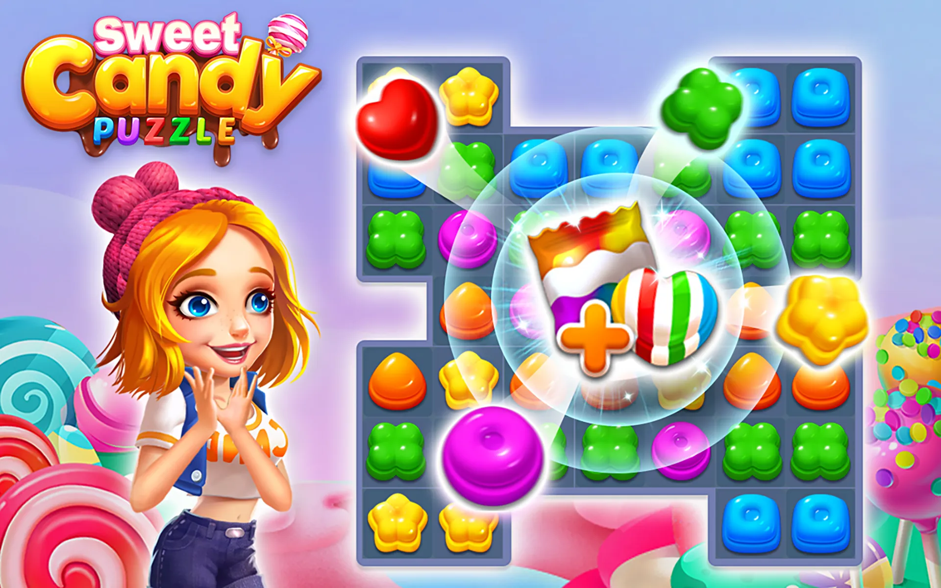 Sweet Candy Puzzle: Match Game | Indus Appstore | Screenshot