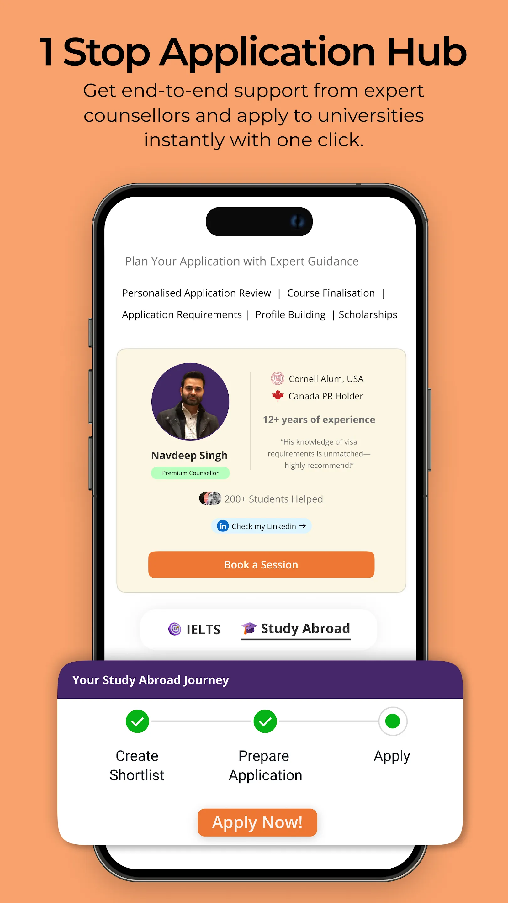 FREE IELTS Prep & Study Abroad | Indus Appstore | Screenshot