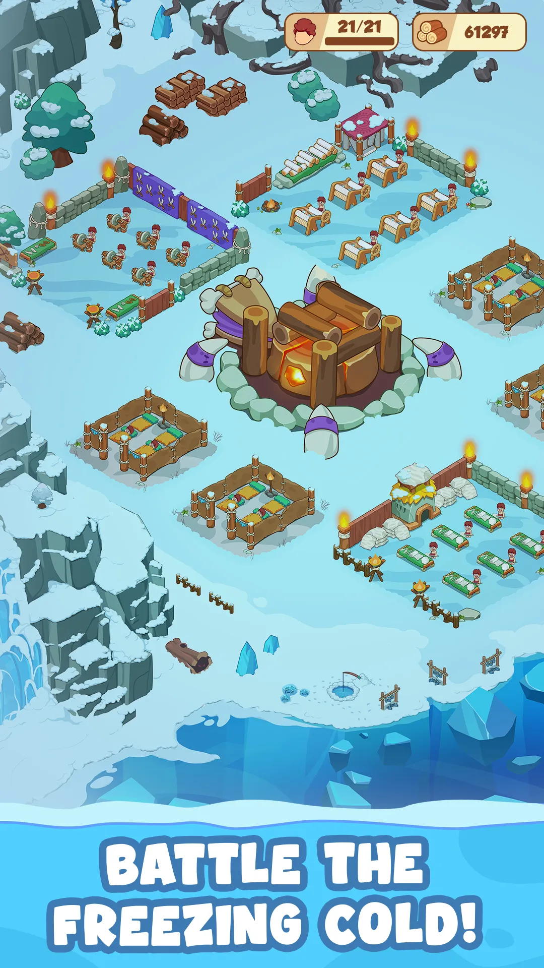 Icy Village: Survival Idle | Indus Appstore | Screenshot