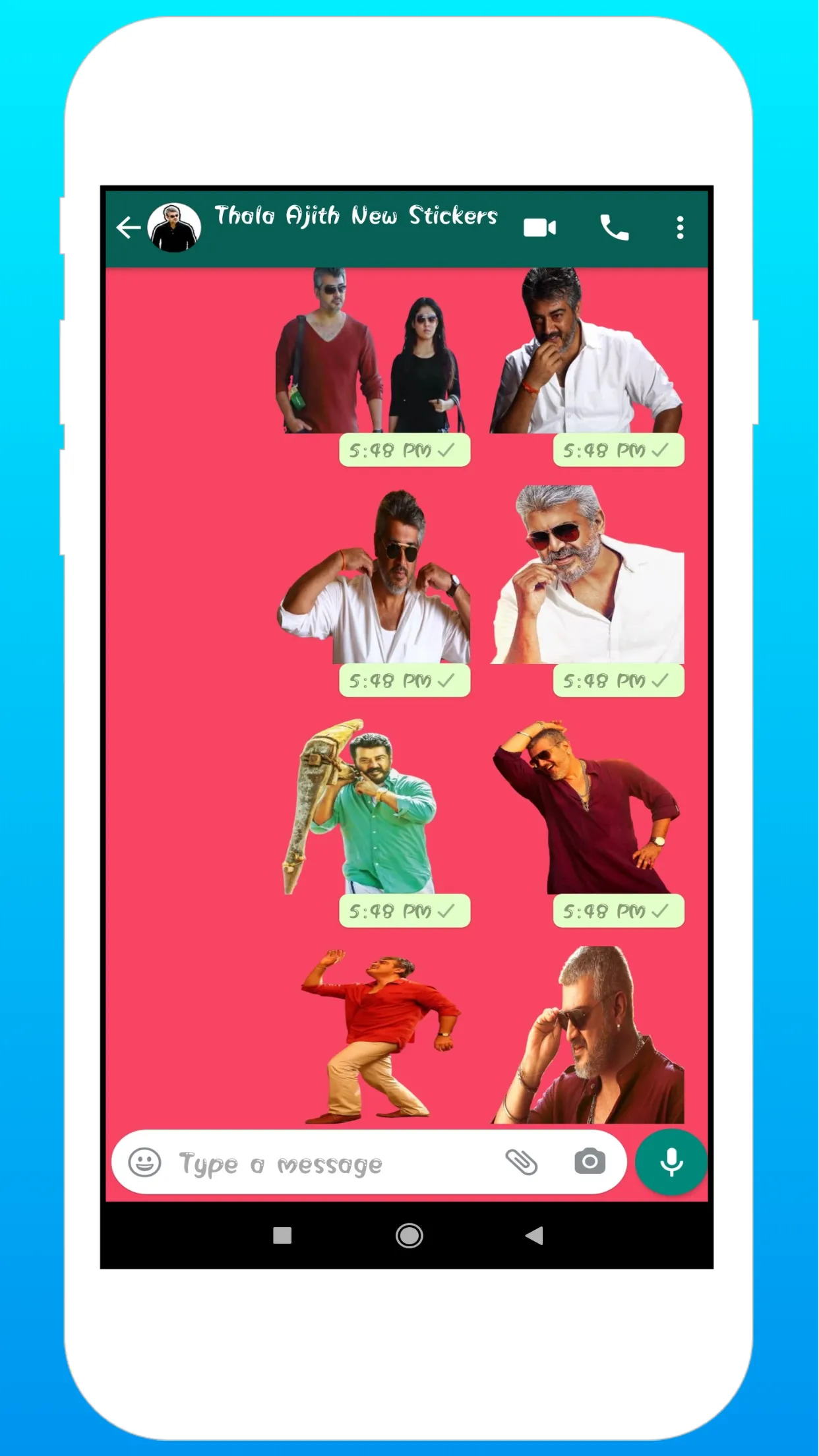 Thala Ajith Stickers | Indus Appstore | Screenshot