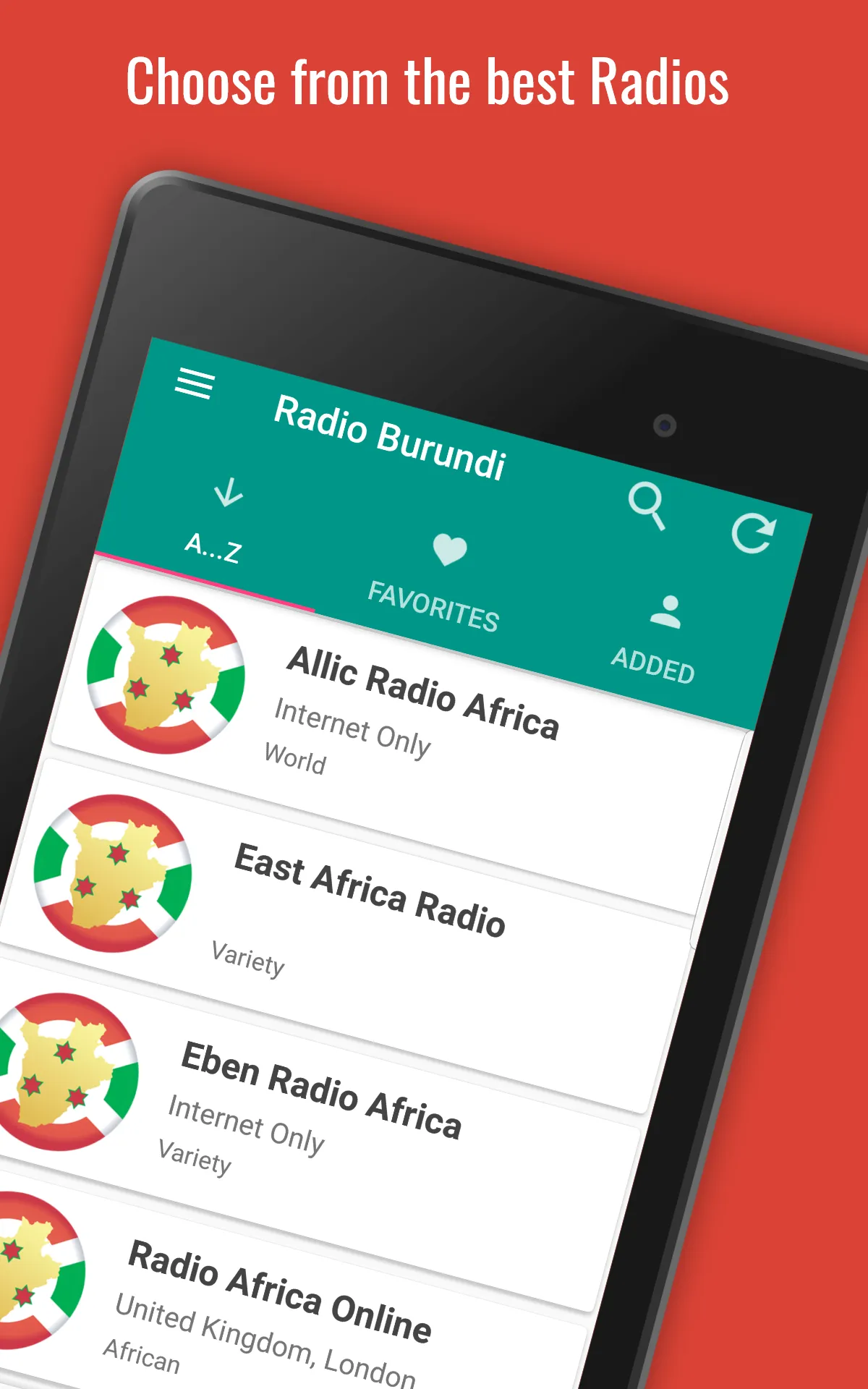 Burundi Radio Stations | Indus Appstore | Screenshot