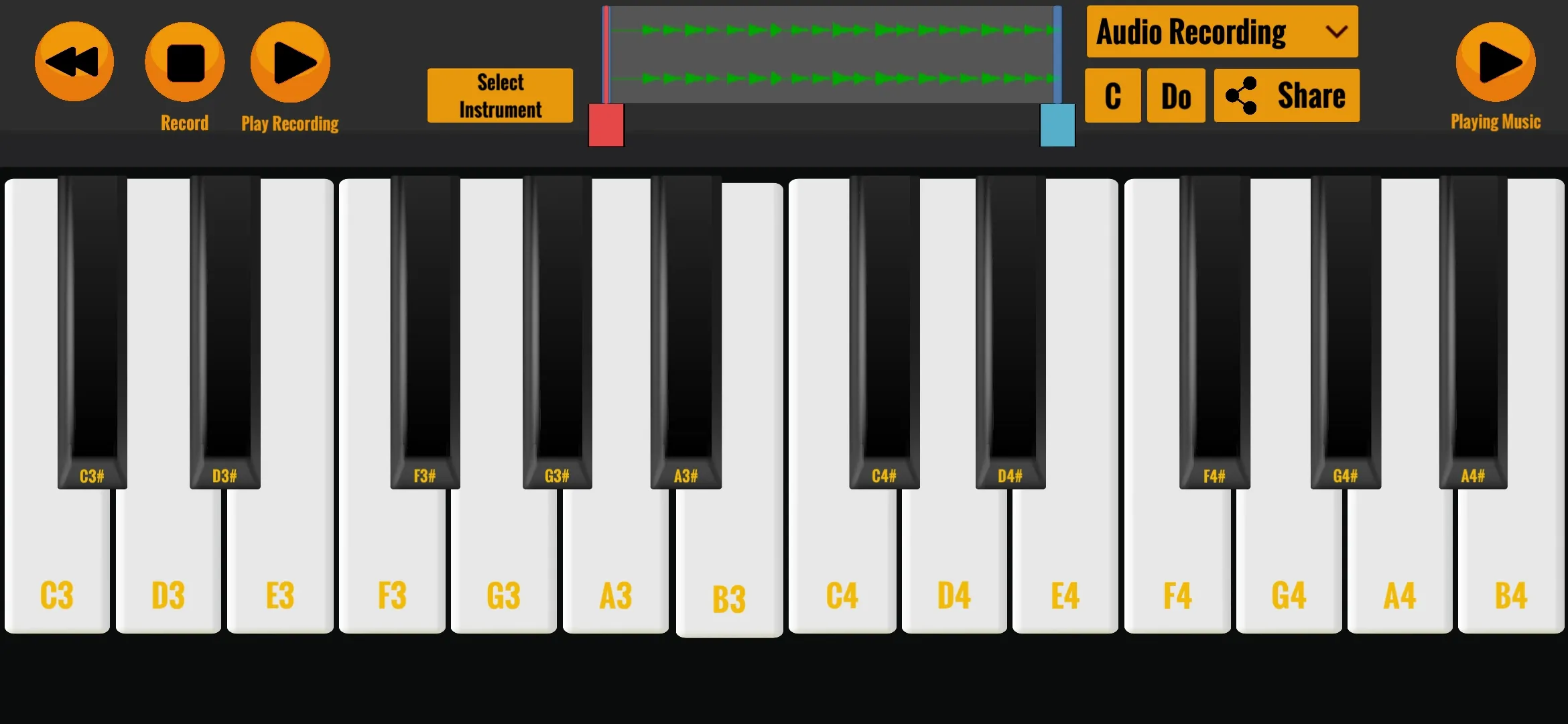 Virtual Piano | Indus Appstore | Screenshot