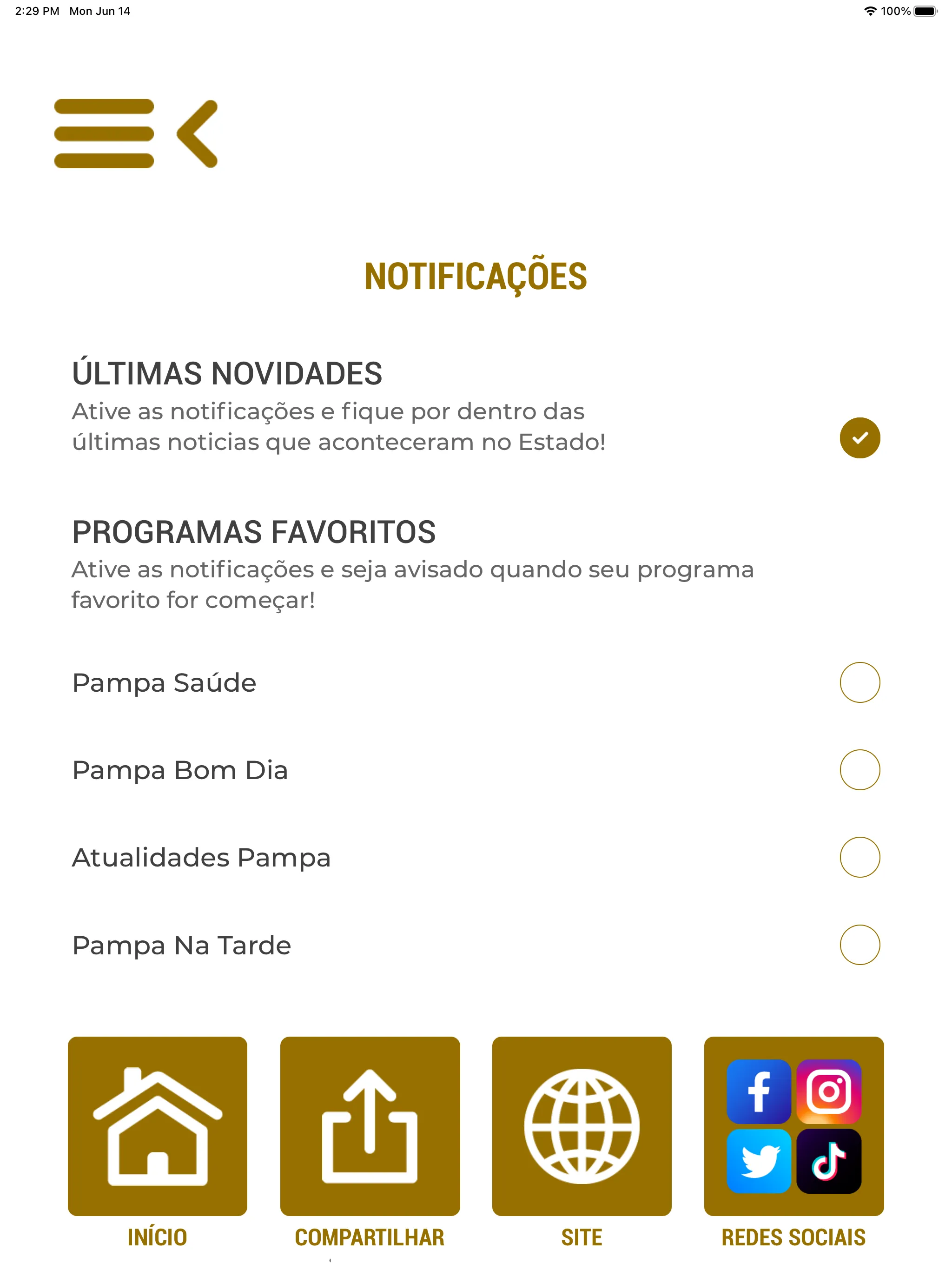 Rádio Pampa - 97,5 FM | Indus Appstore | Screenshot