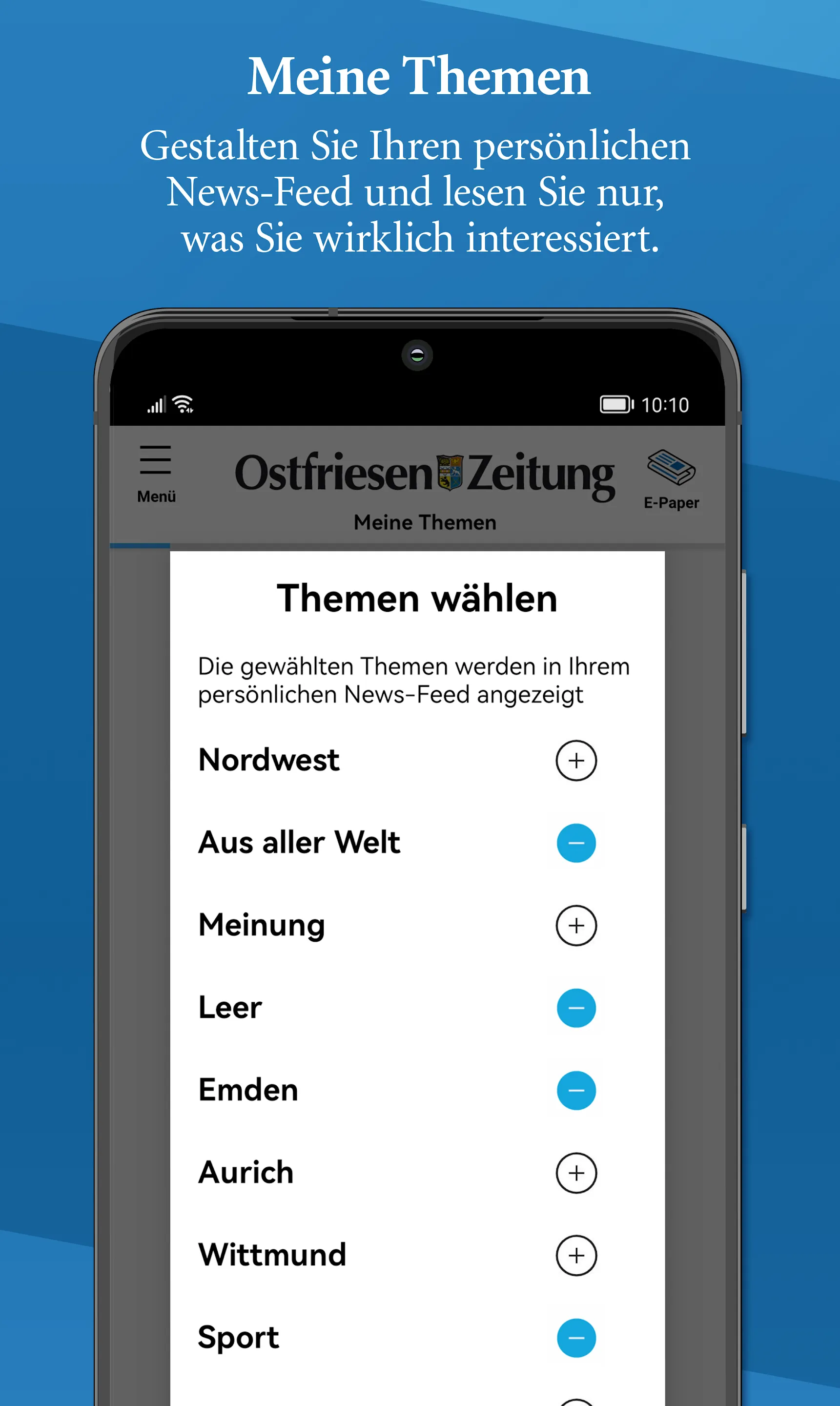 Ostfriesen-Zeitung | Indus Appstore | Screenshot