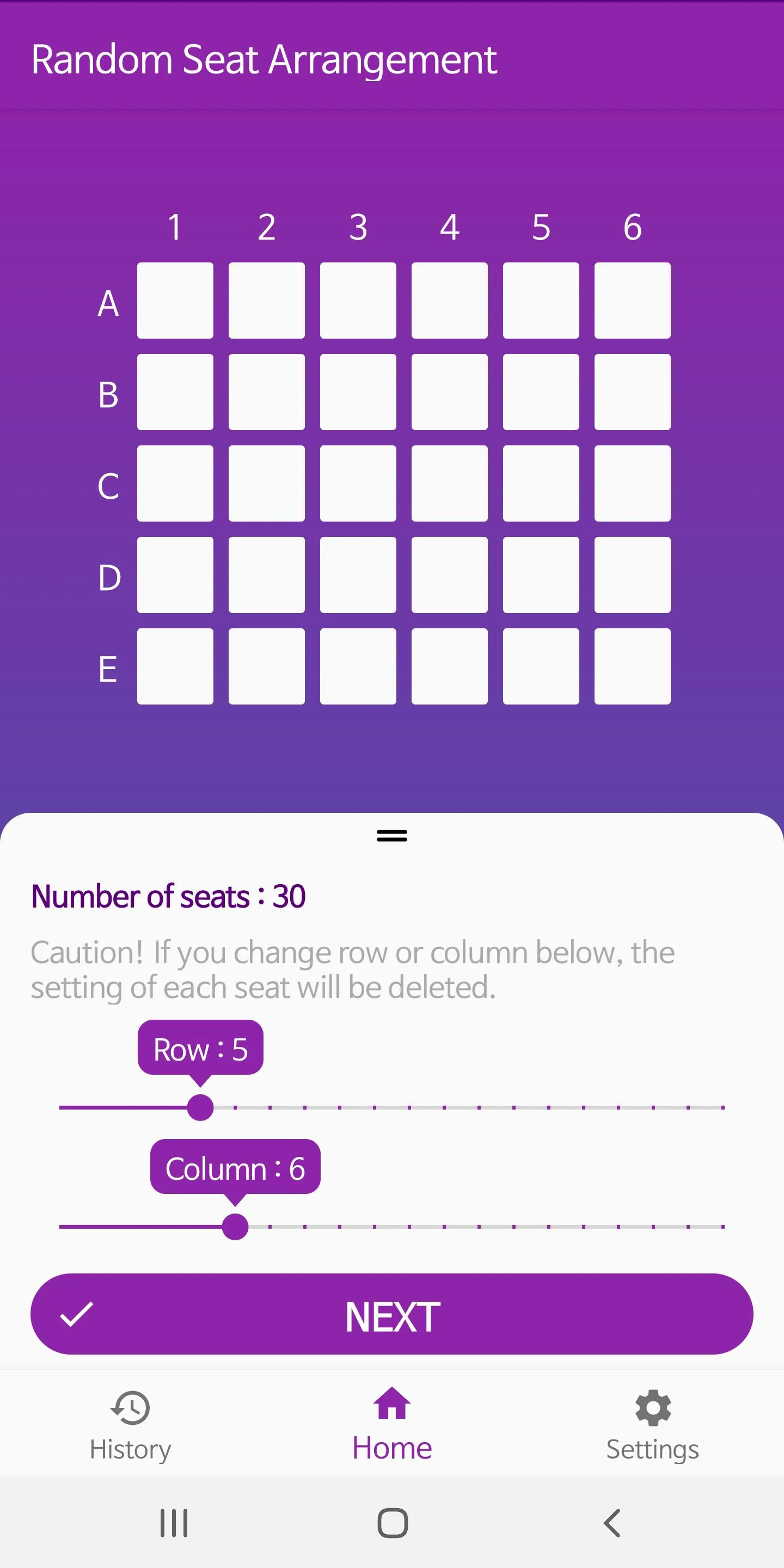 Random Seat Arrangement | Indus Appstore | Screenshot