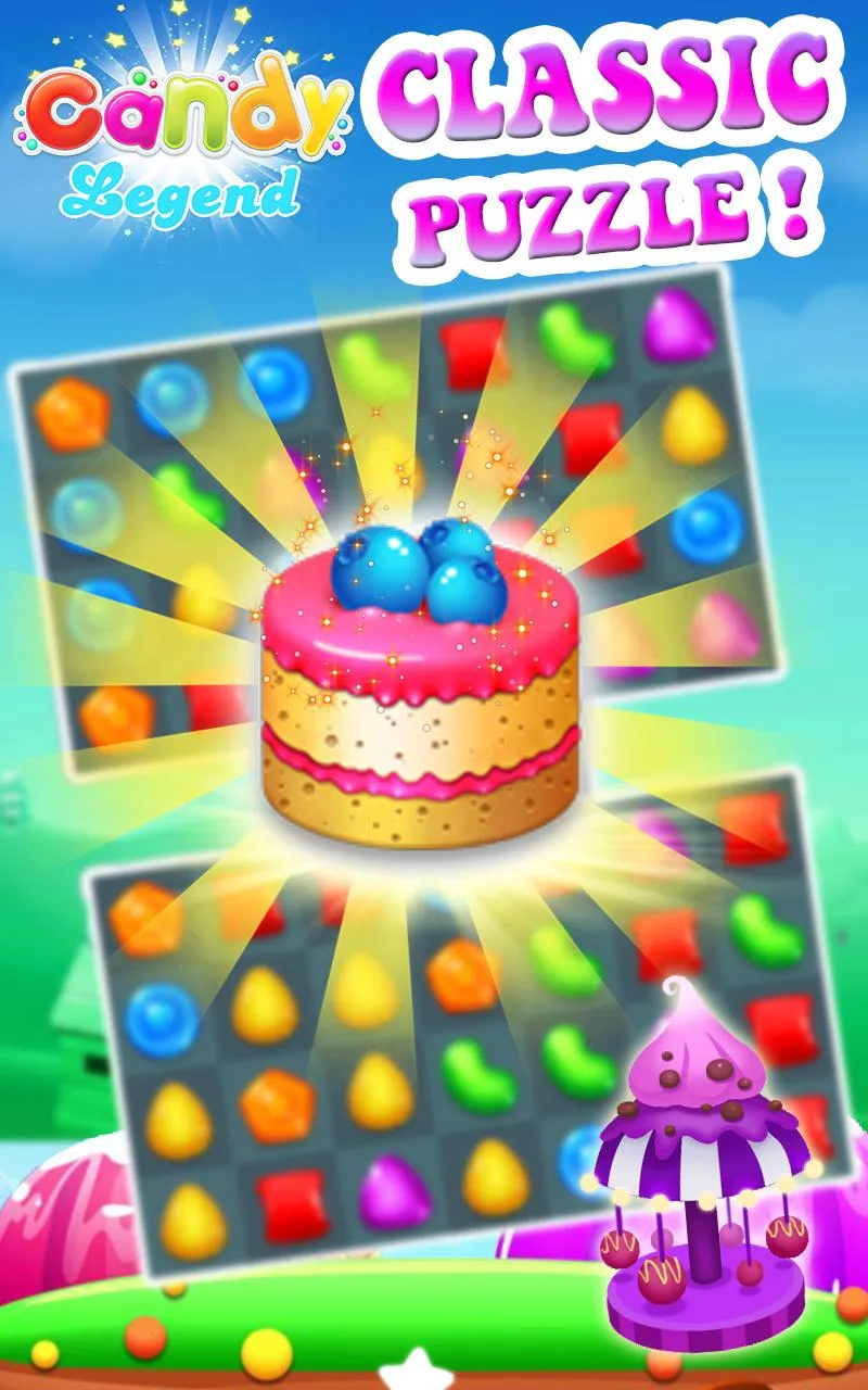 Candy Legend Match Three | Indus Appstore | Screenshot