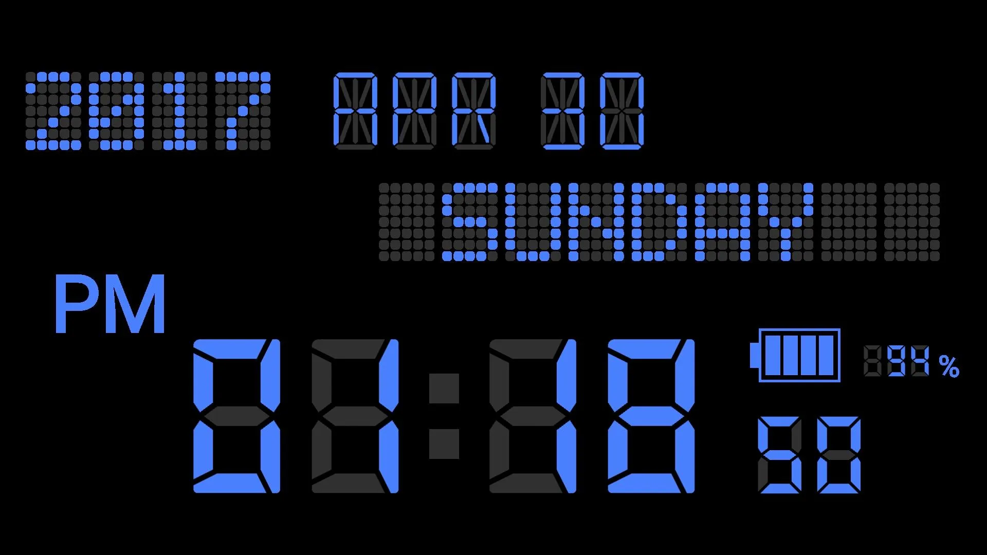 DIGITAL CLOCK MAKER | Indus Appstore | Screenshot