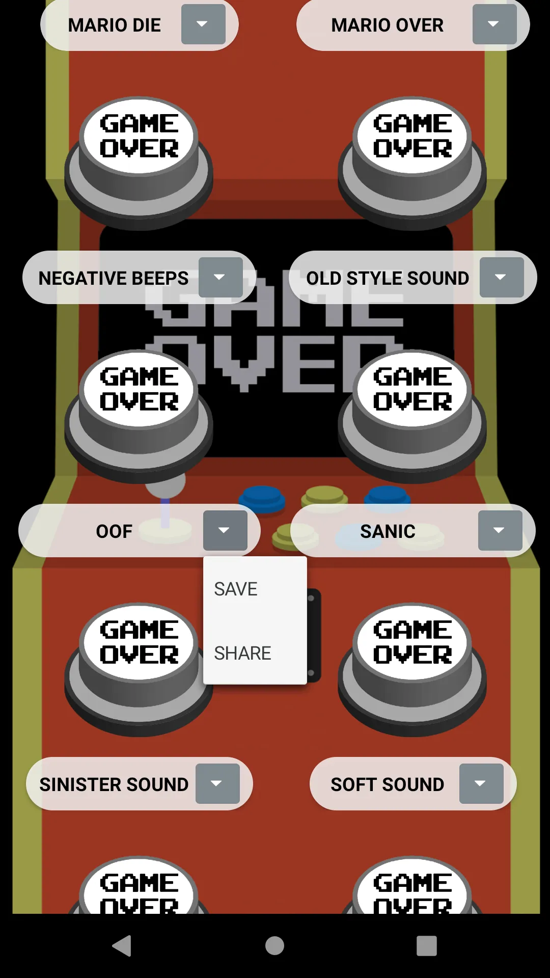 Game Over & Death Sounds | Indus Appstore | Screenshot