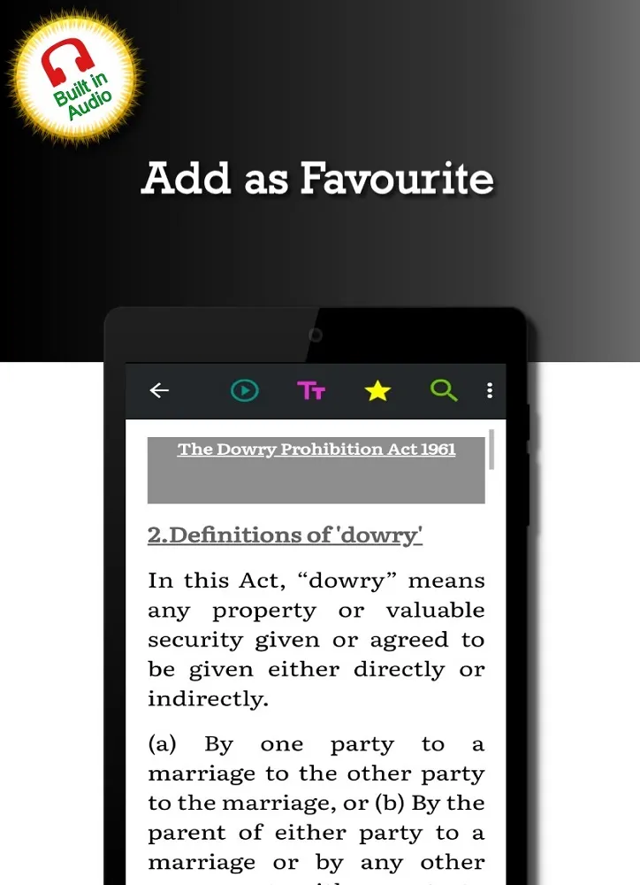 Dowry Prohibition Act 1961 | Indus Appstore | Screenshot