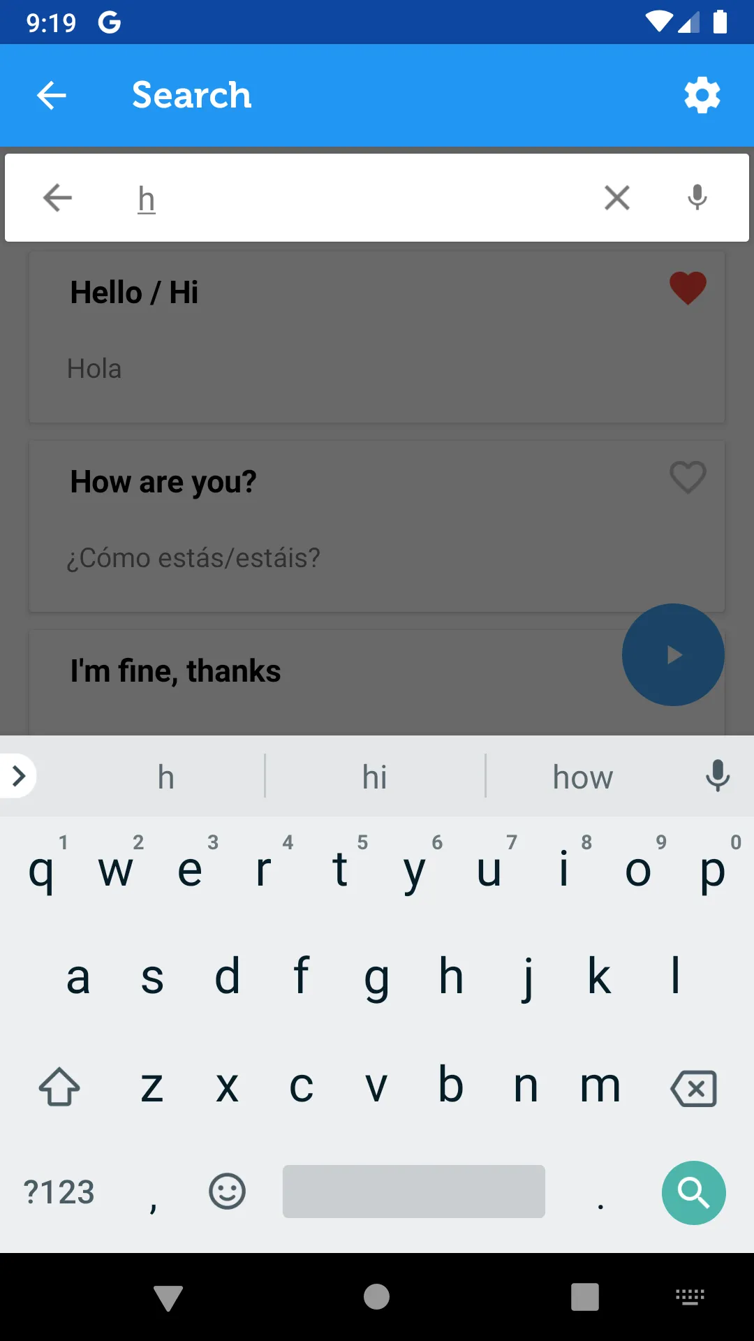 Learn Spanish Phrasebook | Indus Appstore | Screenshot