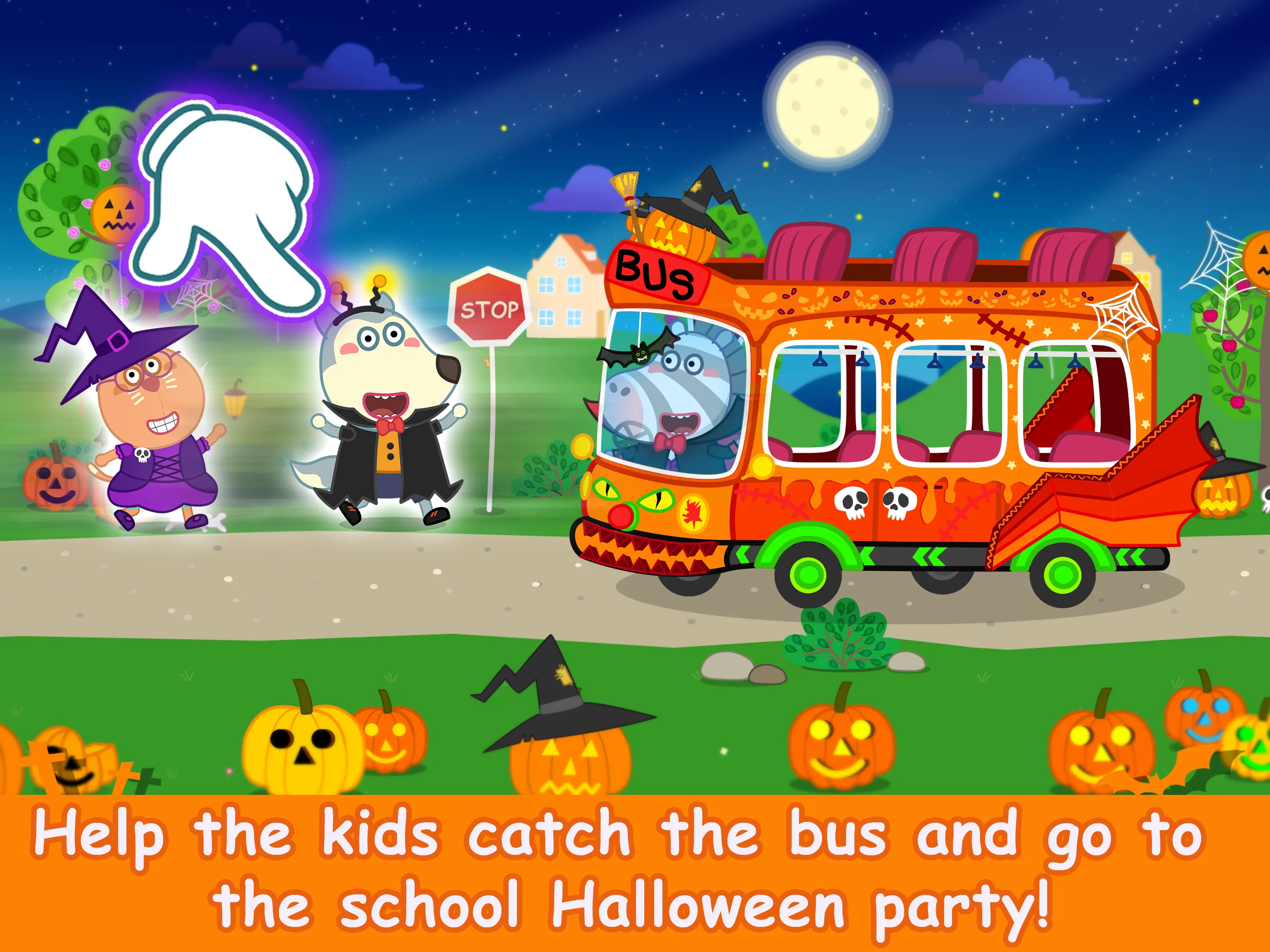 Wolfoo School Halloween Night | Indus Appstore | Screenshot