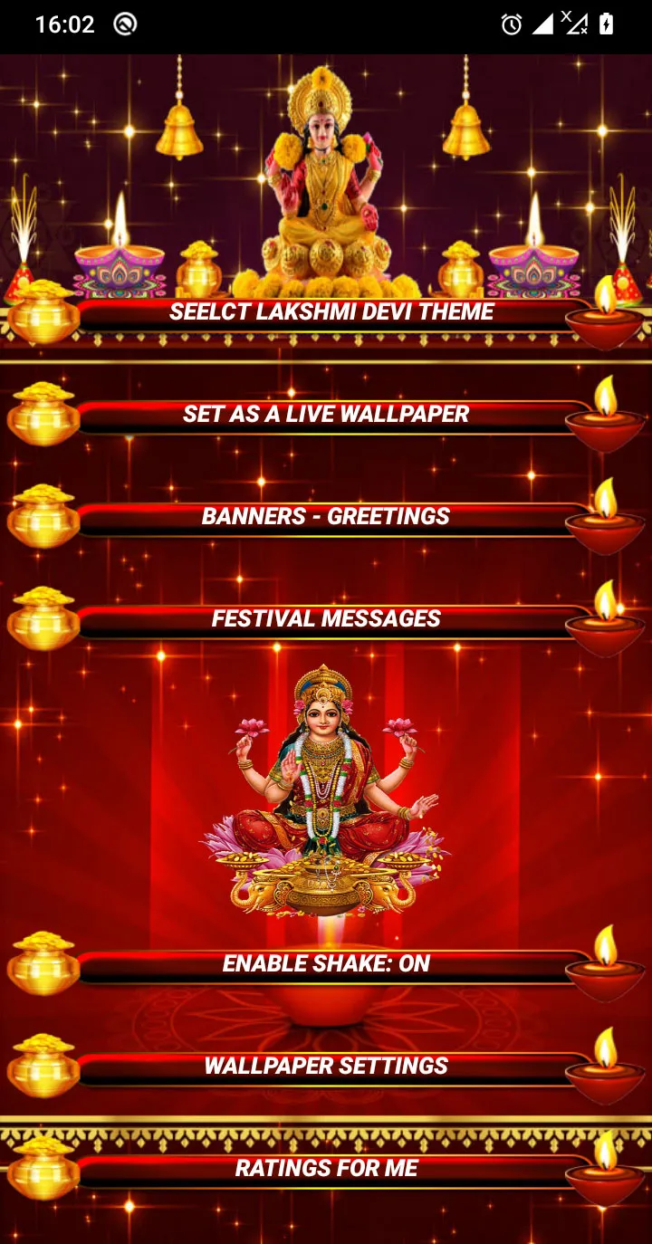 Lakshmi blessing Themes Diwali | Indus Appstore | Screenshot