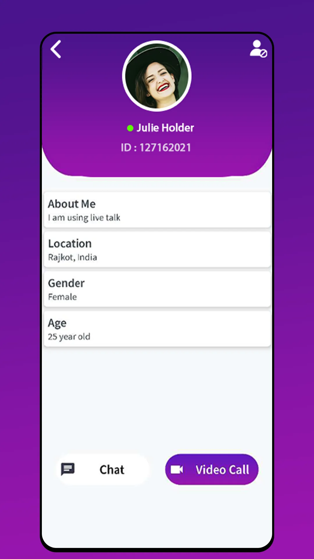 Live Talk - Private Video Chat | Indus Appstore | Screenshot