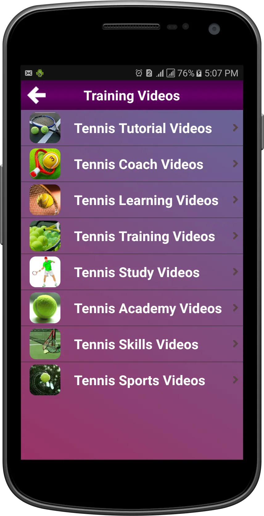 Tennis Training | Indus Appstore | Screenshot