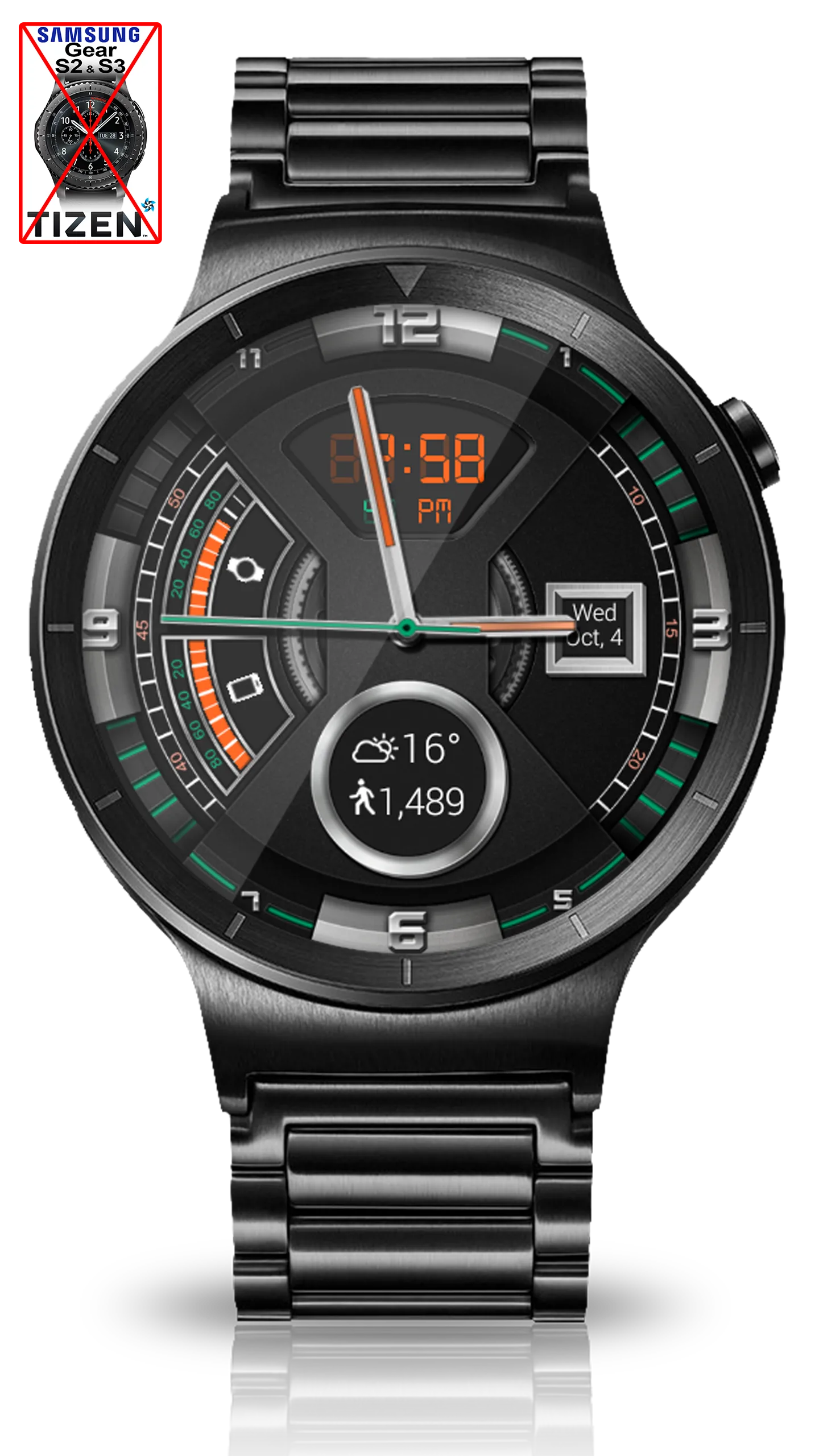 Dashing Gears HD WatchFace | Indus Appstore | Screenshot