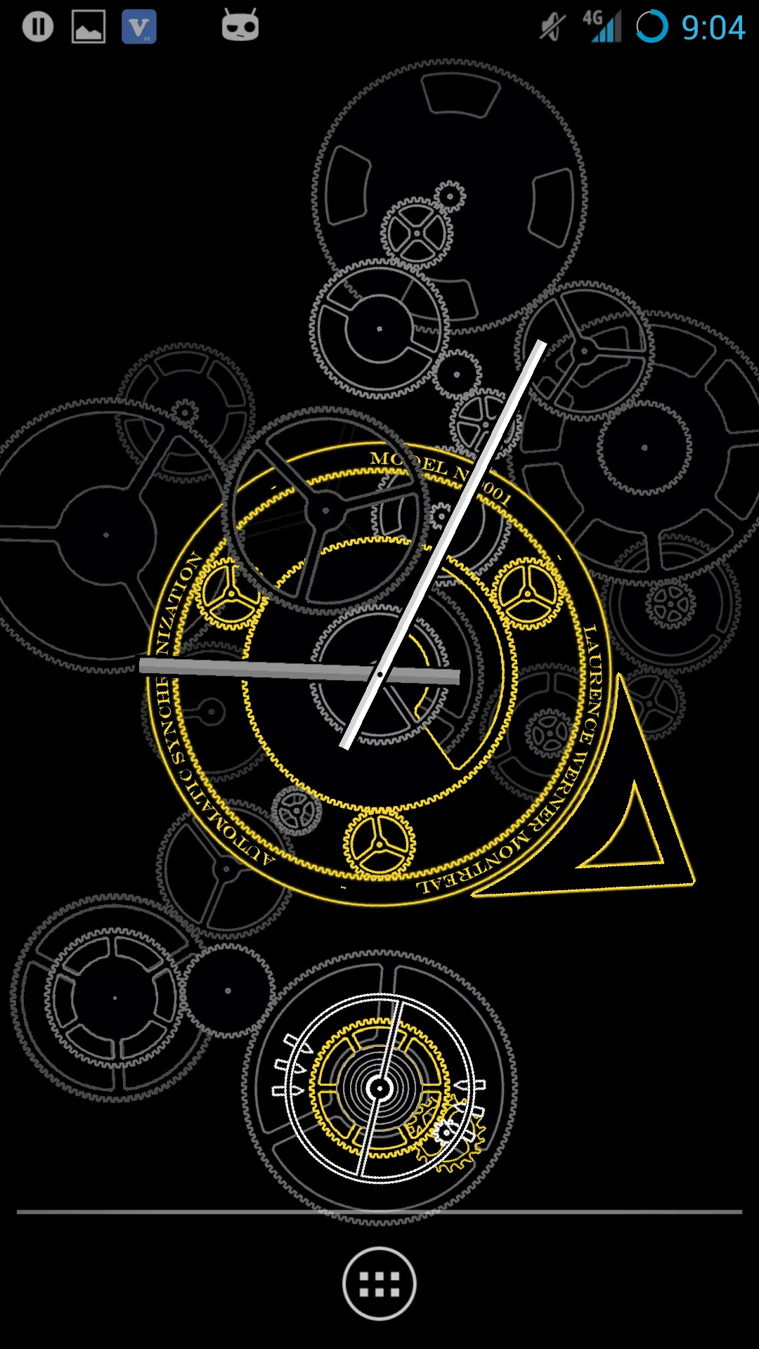 Hypno Clock Live Wallpaper | Indus Appstore | Screenshot