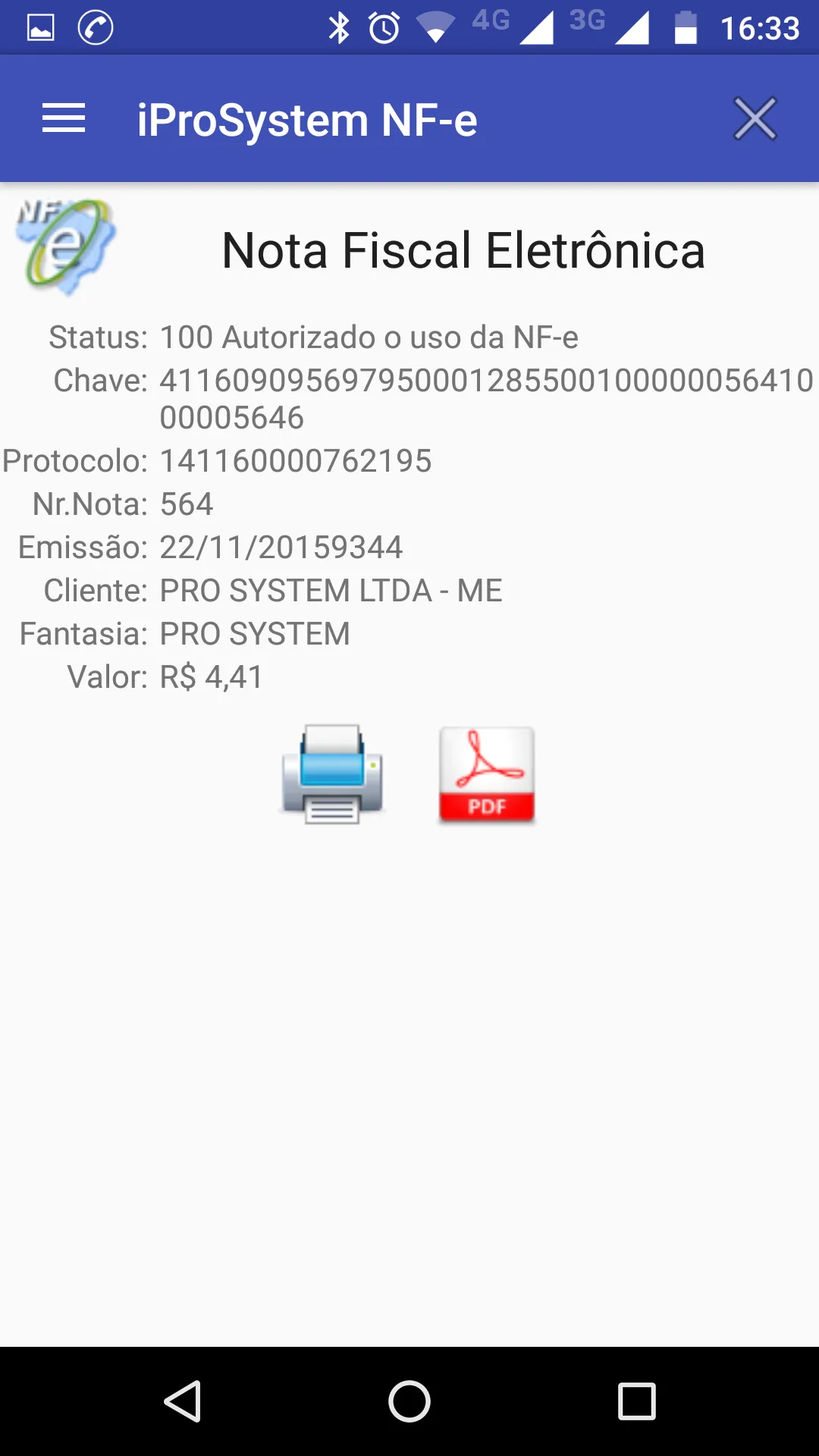 iProSystemNFE | Indus Appstore | Screenshot