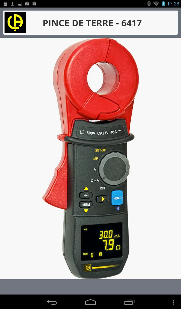 Ground Resistance Tester 6417 | Indus Appstore | Screenshot