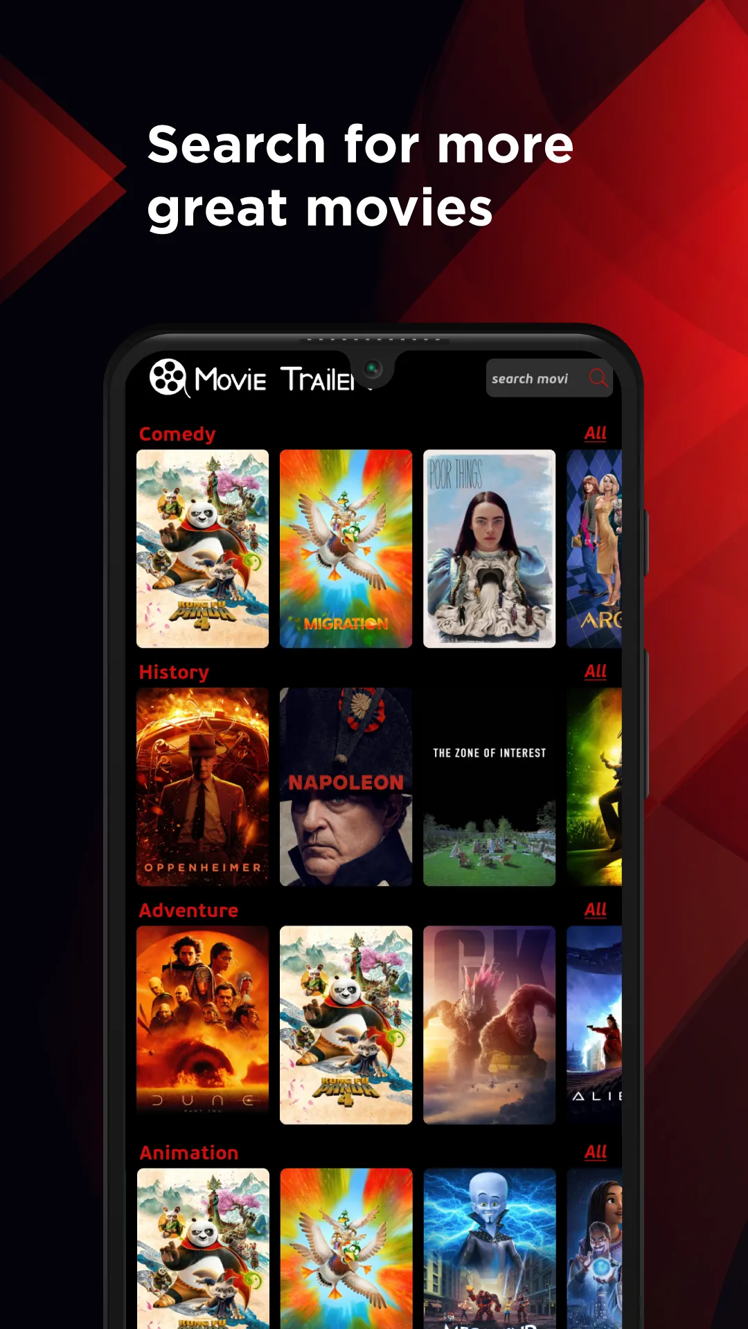 Movie Trailers | Indus Appstore | Screenshot