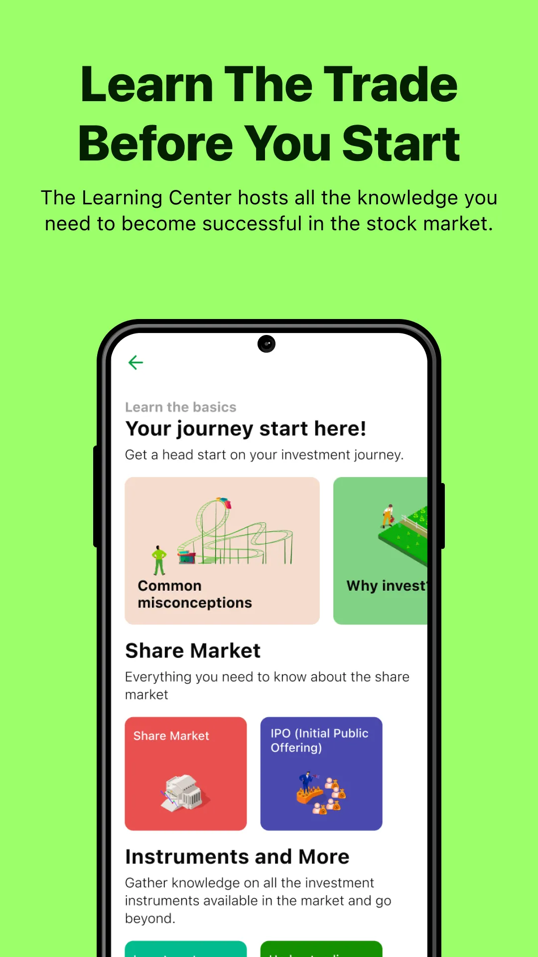 Trek: Learn. Invest. Grow. | Indus Appstore | Screenshot