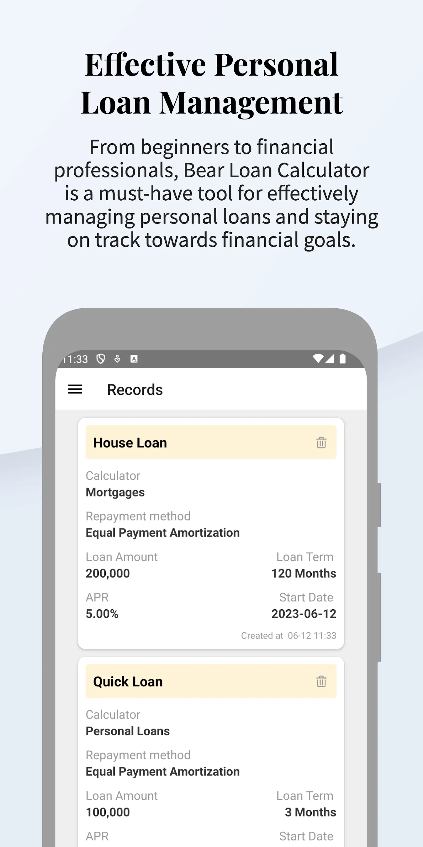 Bear Loan Calculator | Indus Appstore | Screenshot