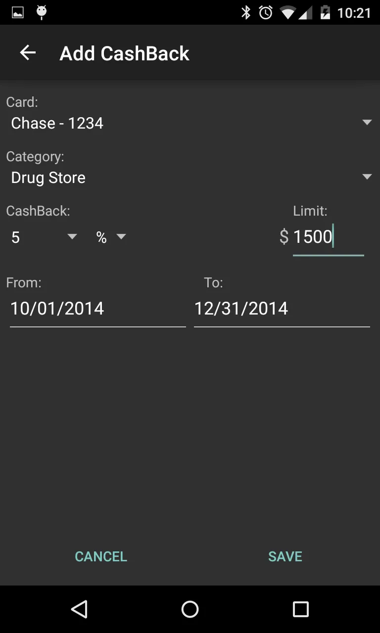 CashBack Categories | Indus Appstore | Screenshot