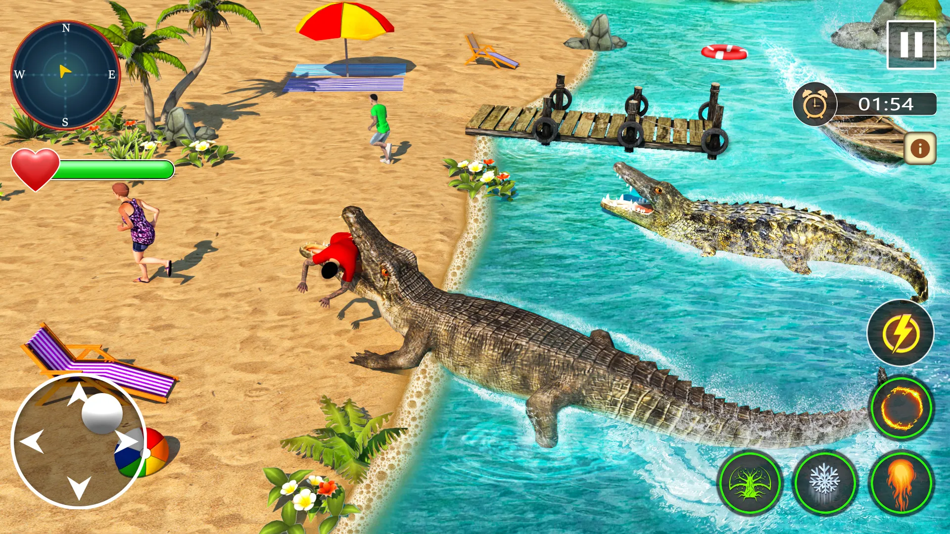Animal Crocodile Attack Sim | Indus Appstore | Screenshot