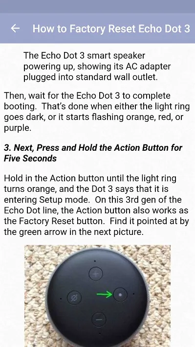 Amazon Echo Dot 3rd Gen Guide | Indus Appstore | Screenshot