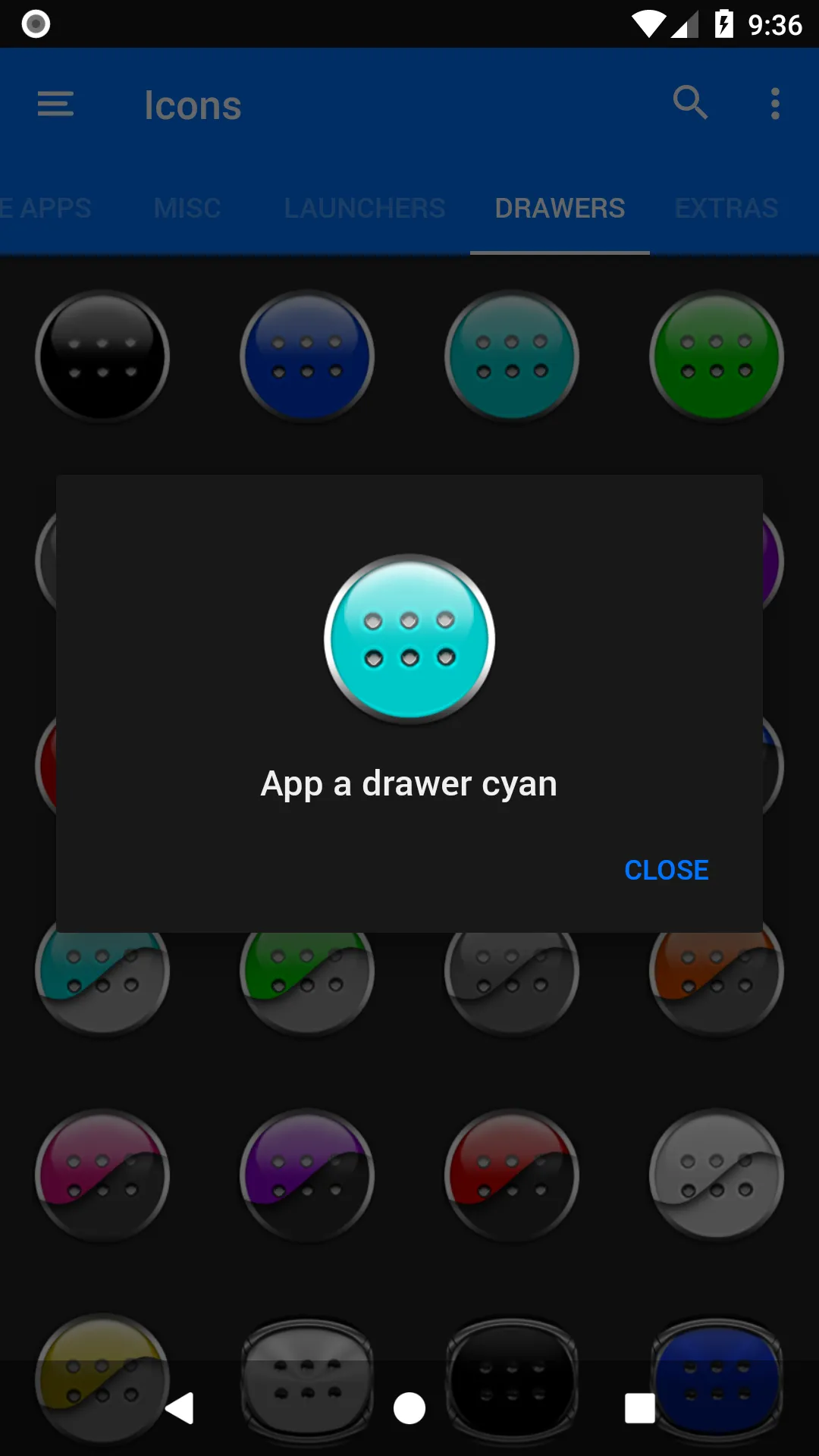 Cyan Icon Pack | Indus Appstore | Screenshot