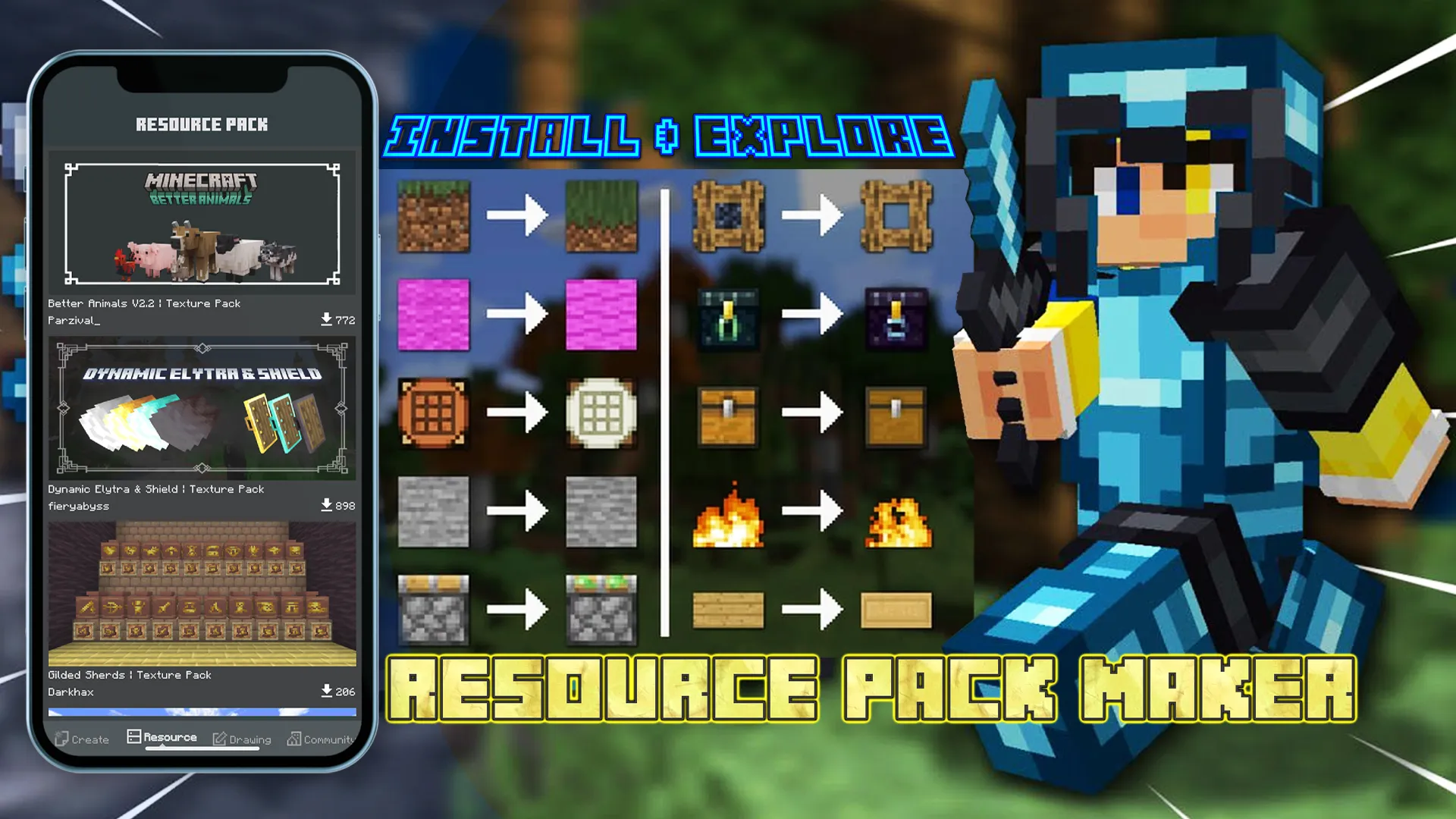 Texture Maker for Minecraft PE | Indus Appstore | Screenshot