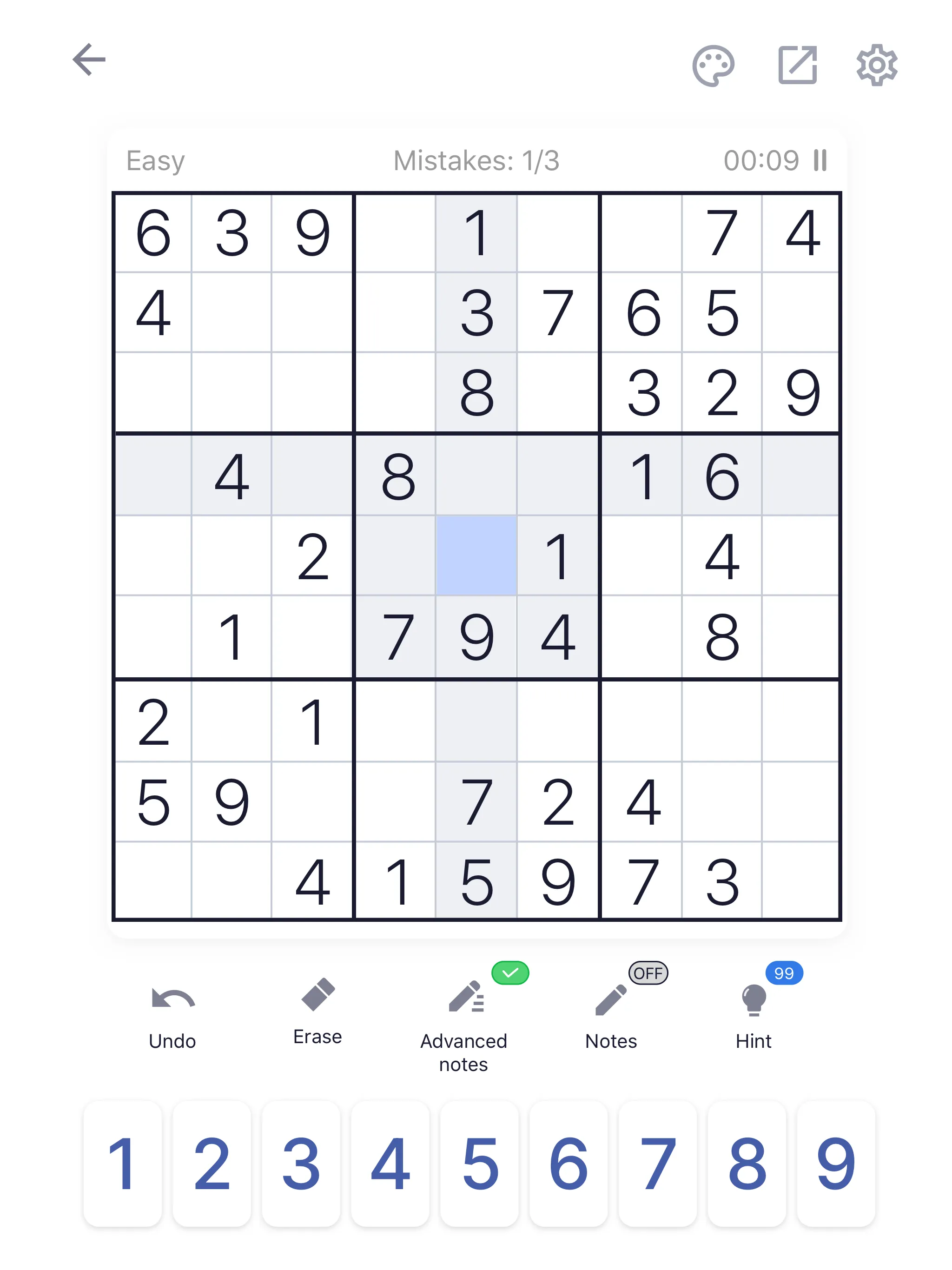 Sudoku - Classic Sudoku Puzzle | Indus Appstore | Screenshot