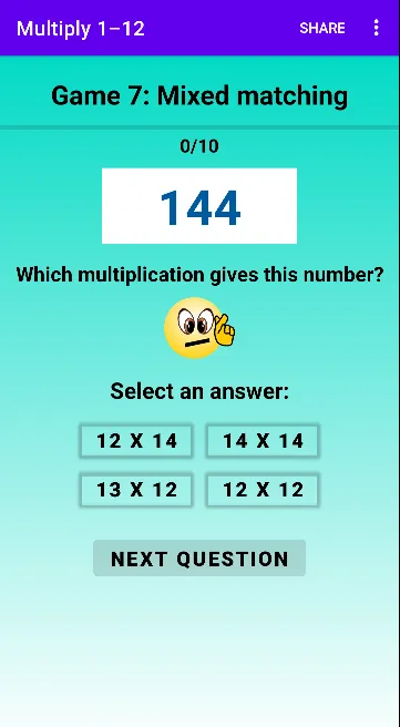 Multiply 1-12 | Indus Appstore | Screenshot