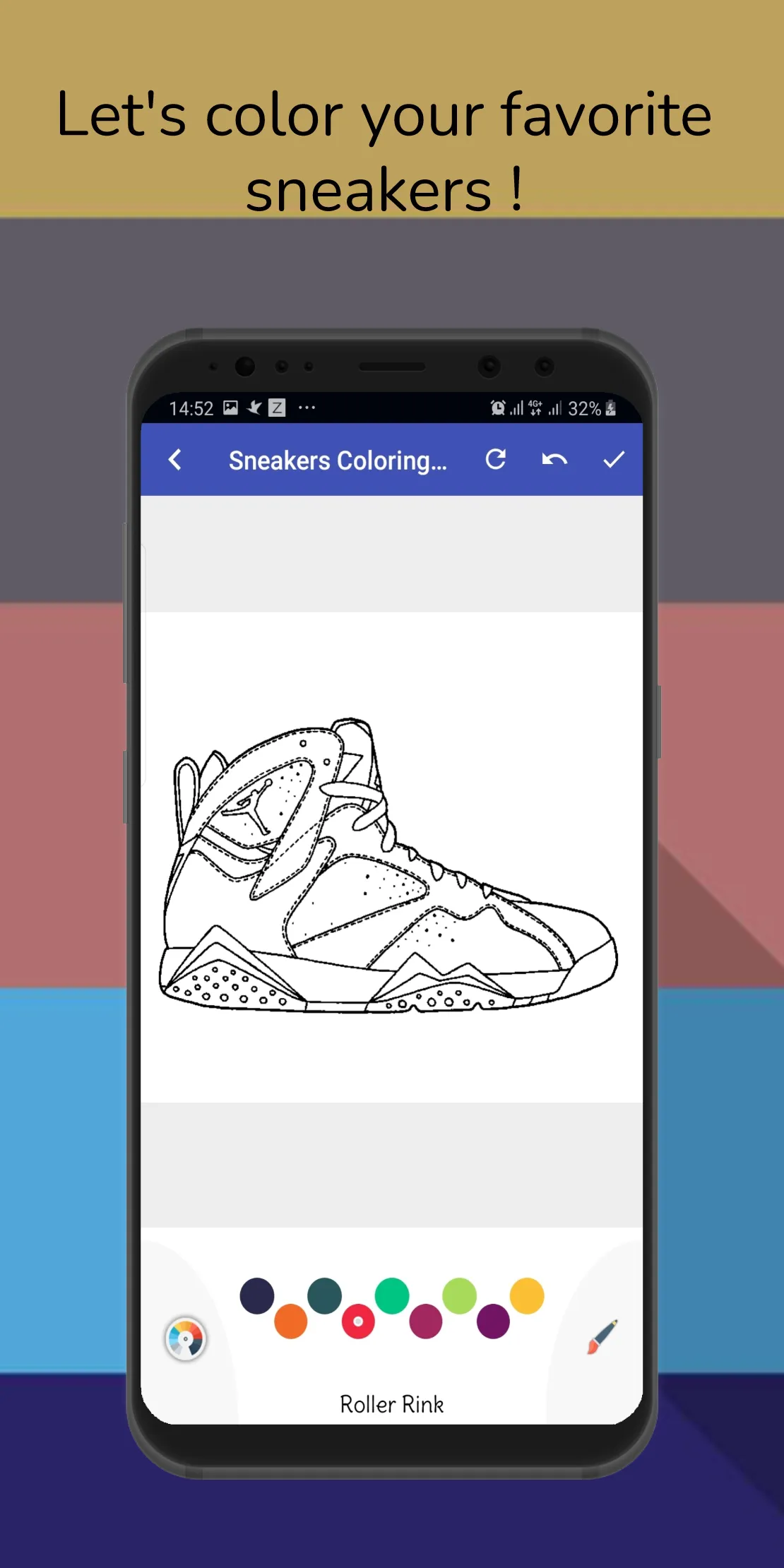 Sneakers Art Coloring Book | Indus Appstore | Screenshot