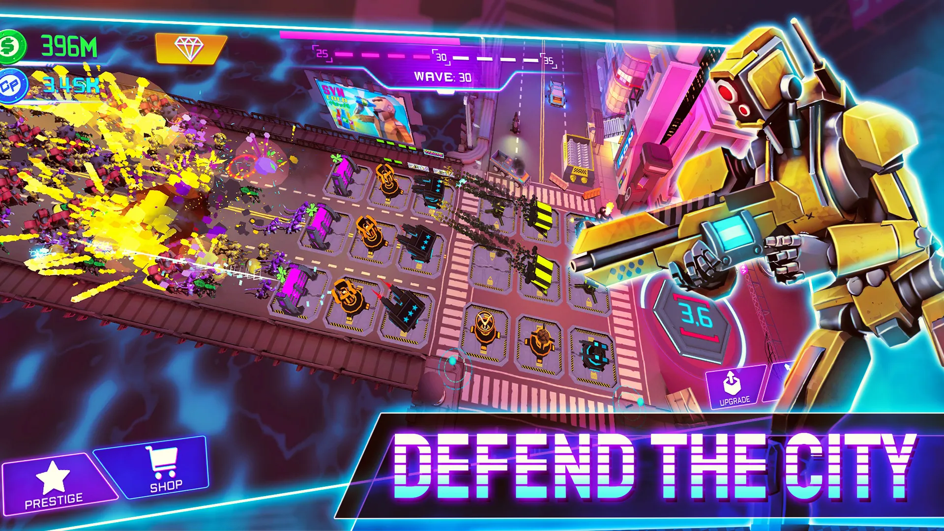 Cyber Fusion Idle Merge Defend | Indus Appstore | Screenshot