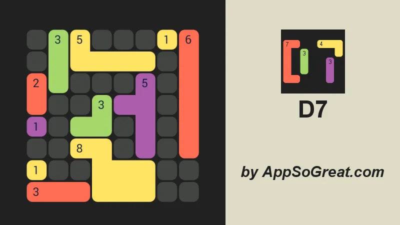 D7: pack the colored Dominoes | Indus Appstore | Screenshot