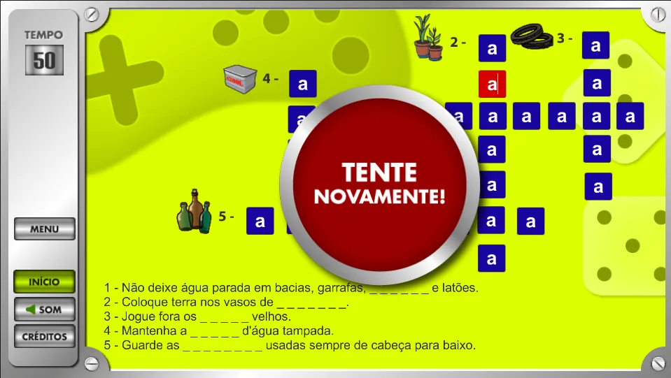 Minijogos - Palavras-Cruzadas | Indus Appstore | Screenshot